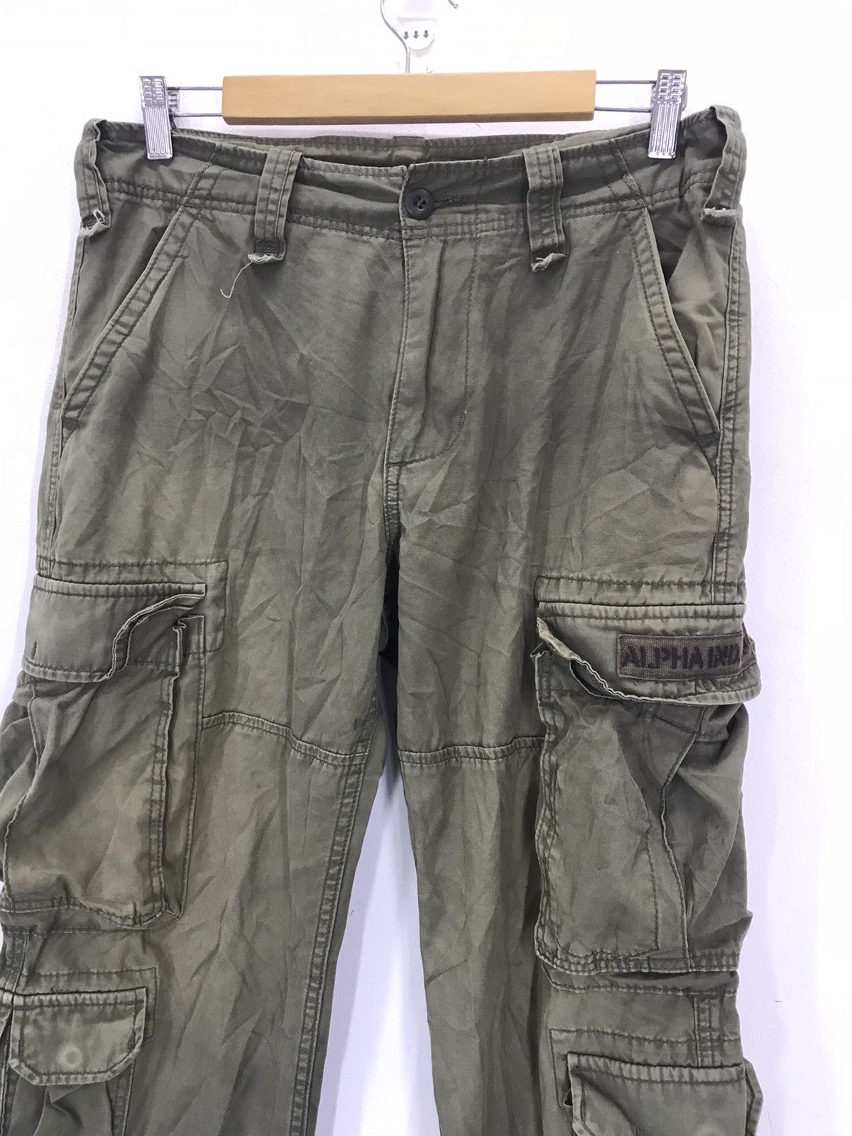Alpha Industries Vtg Alpha industries 9 pocket tactical cargo pants military Size US 33 - 4 Thumbnail