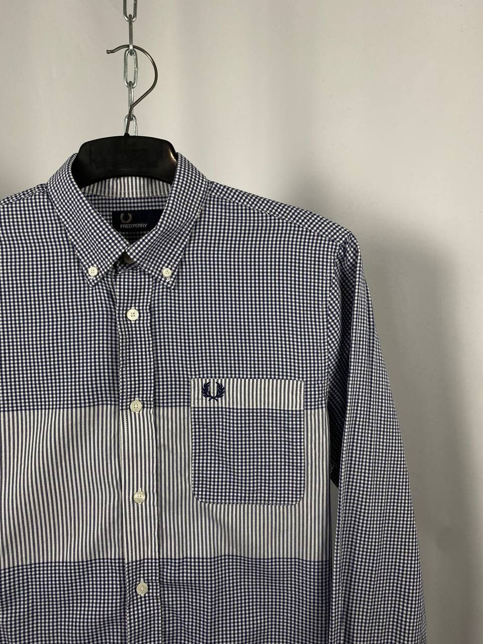 Fred Perry Fred Perry shirts long sleeve blue size M Size US M / EU 48-50 / 2 - 2 Thumbnail