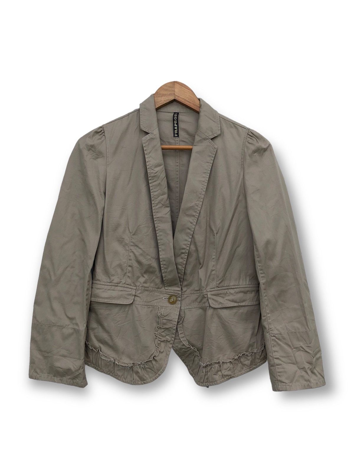 Frapbois 🔥Vintage Issey Miyake Frapbois Blazer Style For Women Size S / US 4 / IT 40 - 1 Thumbnail