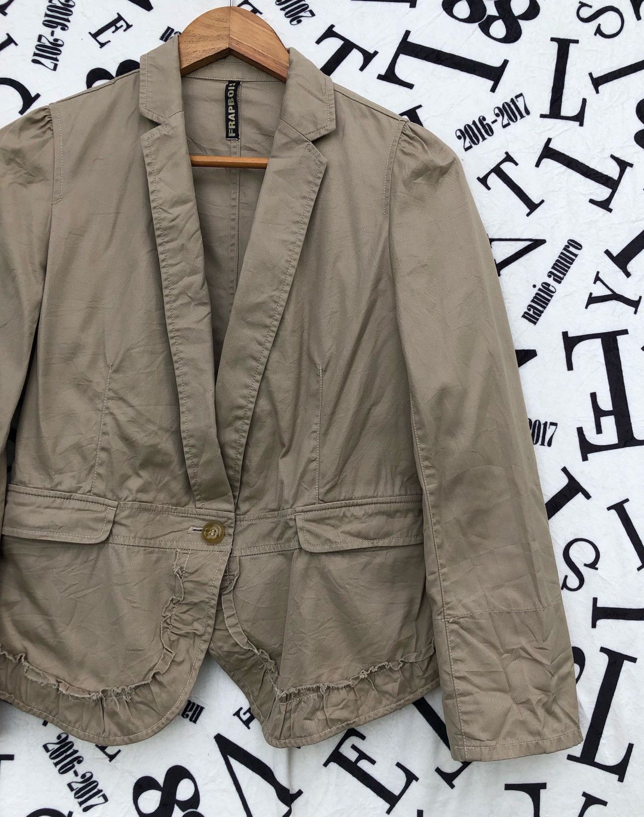 Frapbois 🔥Vintage Issey Miyake Frapbois Blazer Style For Women Size S / US 4 / IT 40 - 8 Thumbnail