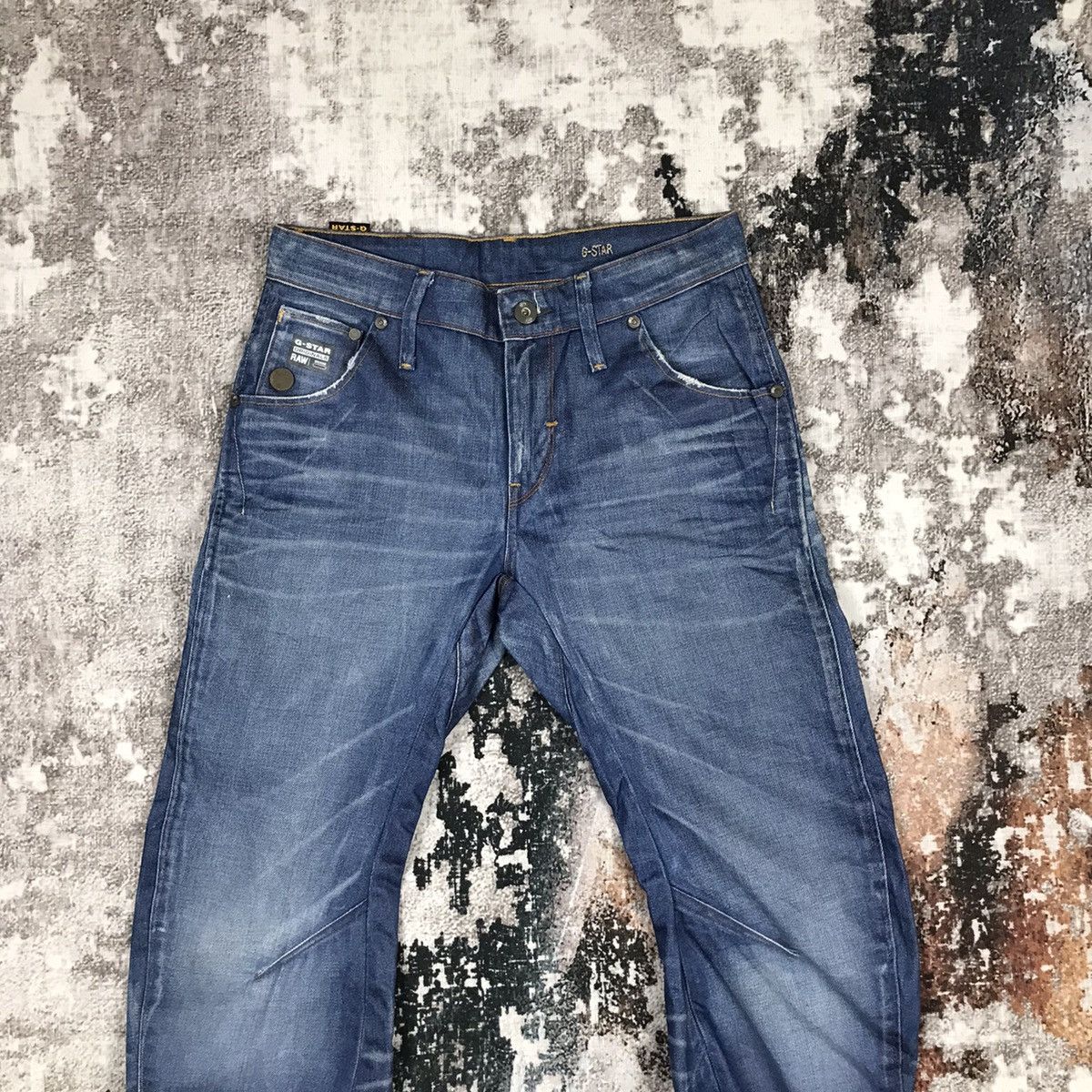 G-Star G-Star Raw Biker Jeans Monkey Style Denim Jeans Size US 30 / EU 46 - 8 Thumbnail