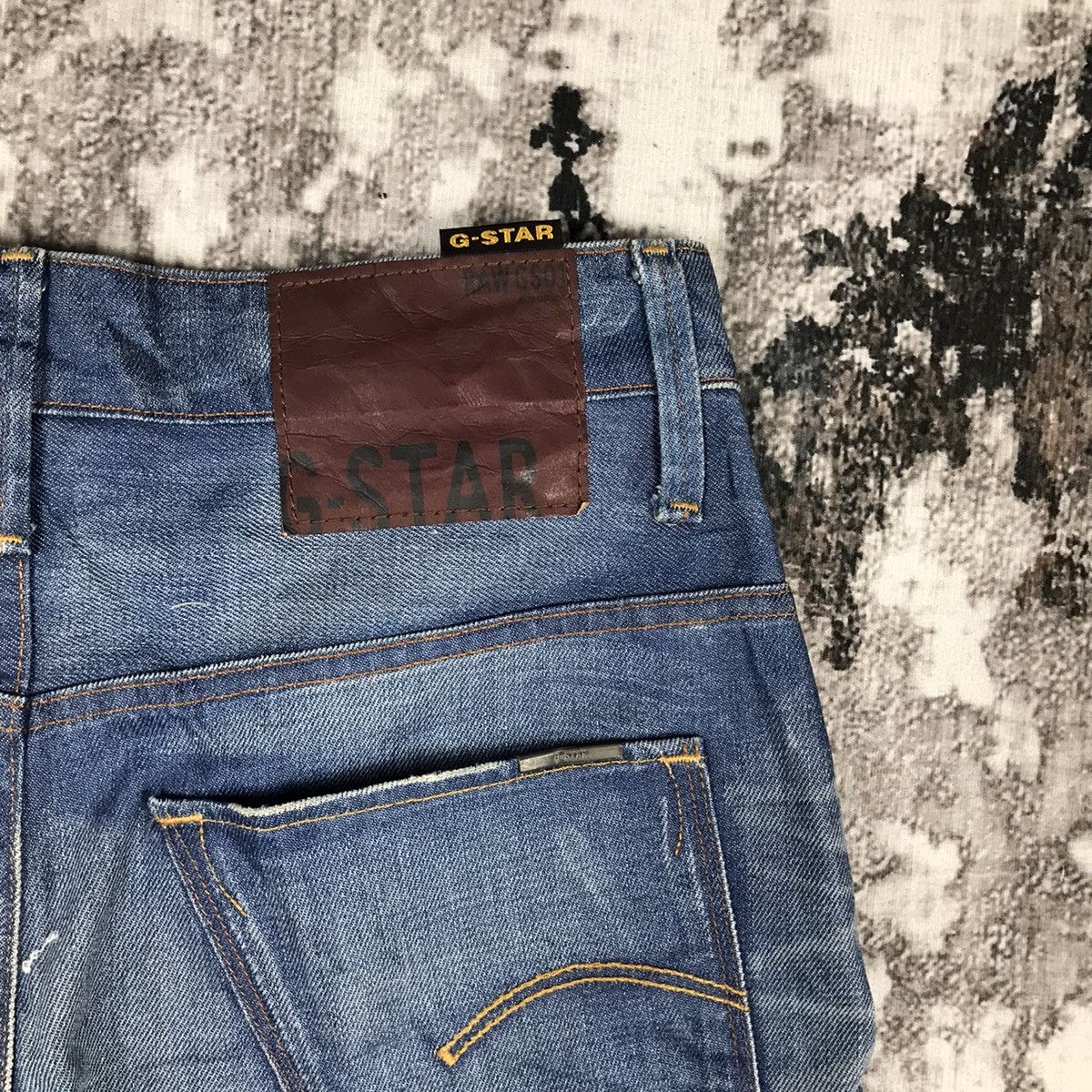 G-Star G-Star Raw Biker Jeans Monkey Style Denim Jeans Size US 30 / EU 46 - 4 Thumbnail
