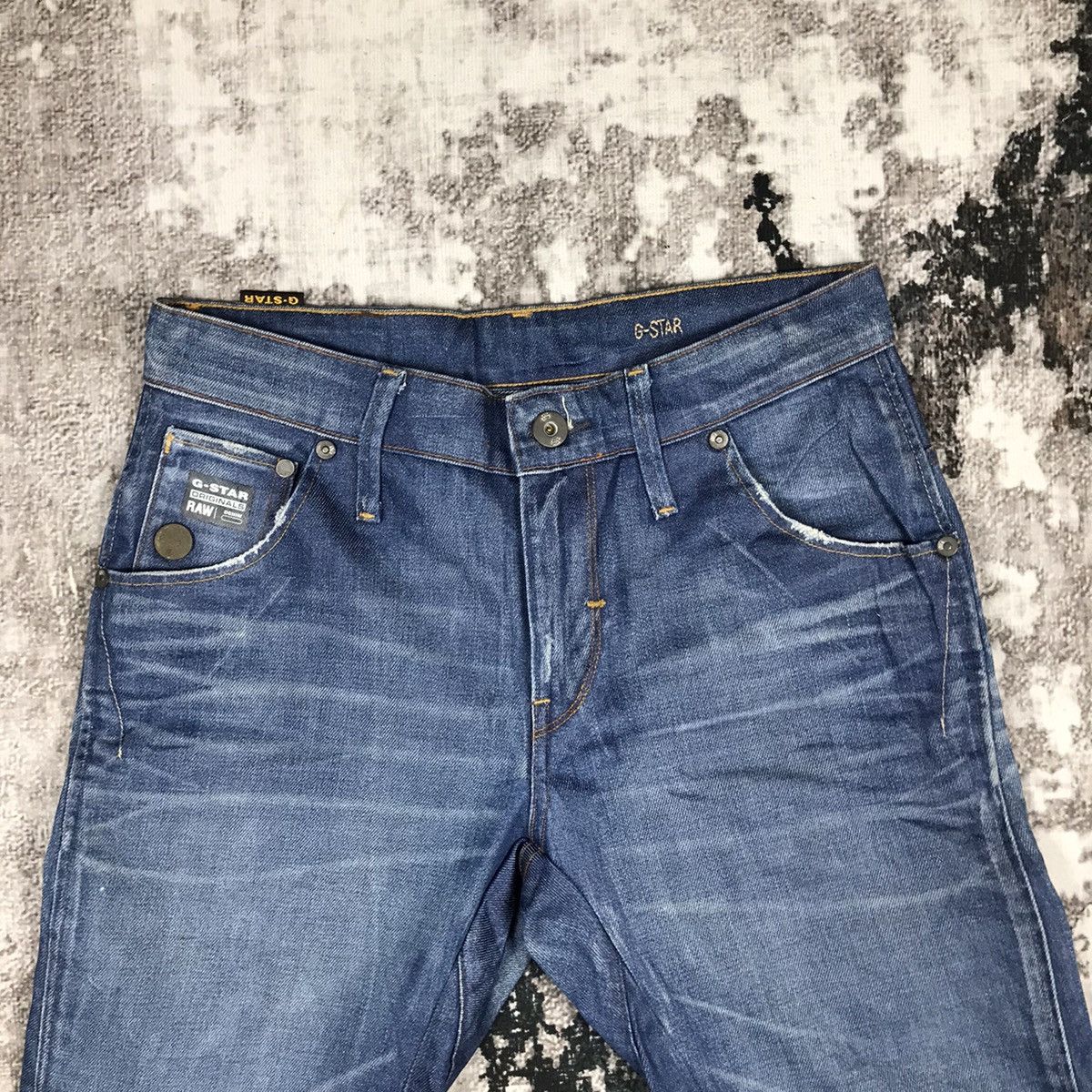 G-Star G-Star Raw Biker Jeans Monkey Style Denim Jeans Size US 30 / EU 46 - 9 Thumbnail