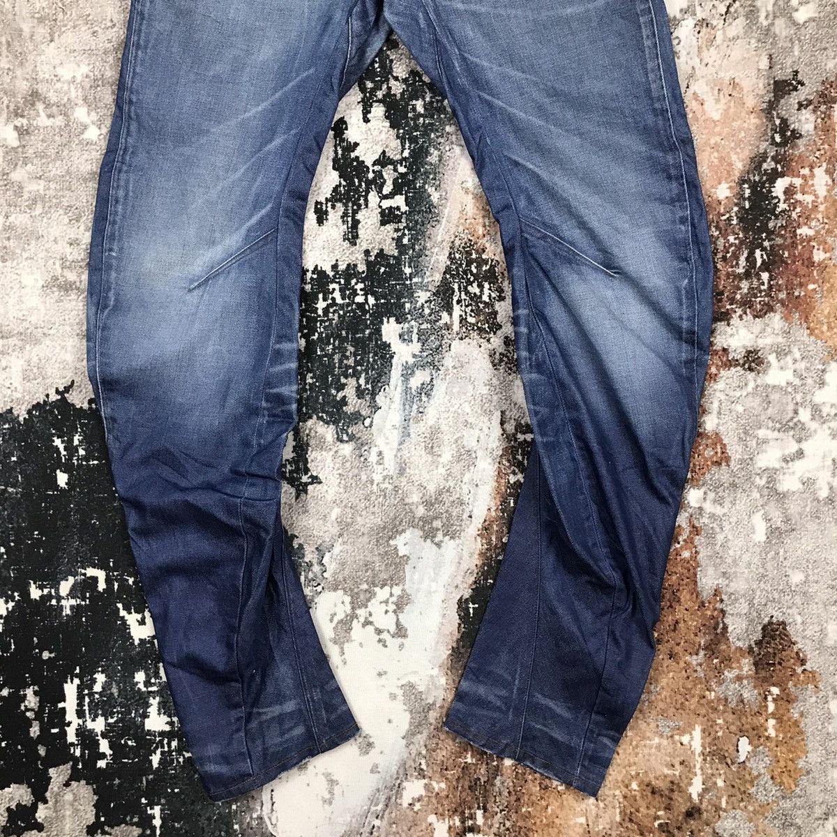 G-Star G-Star Raw Biker Jeans Monkey Style Denim Jeans Size US 30 / EU 46 - 11 Thumbnail