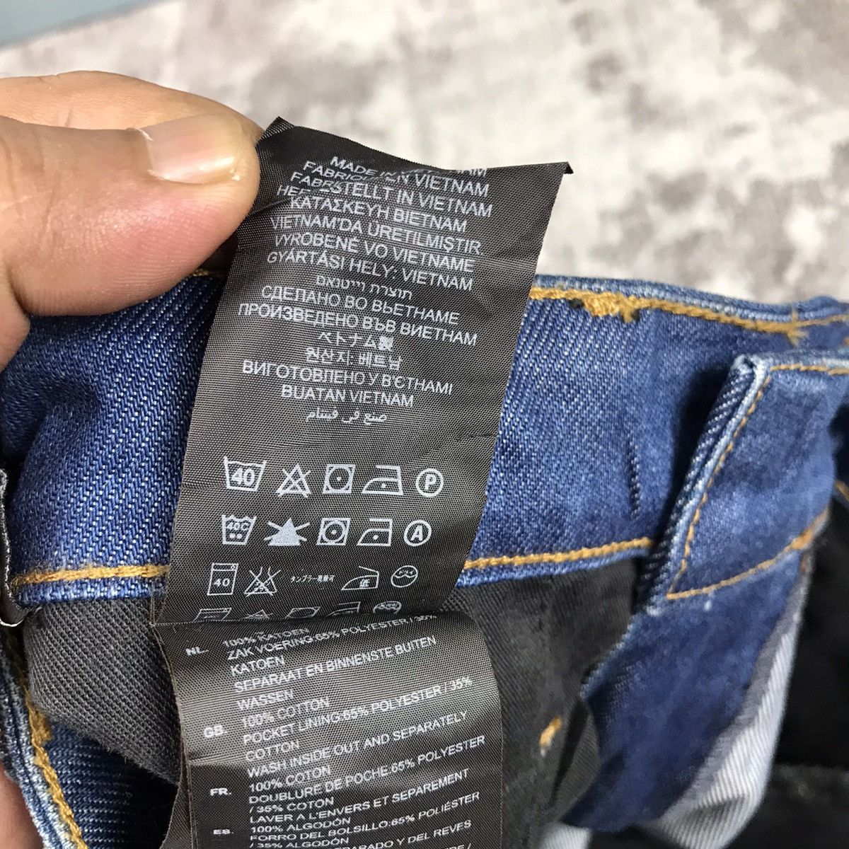 G-Star G-Star Raw Biker Jeans Monkey Style Denim Jeans Size US 30 / EU 46 - 15 Thumbnail