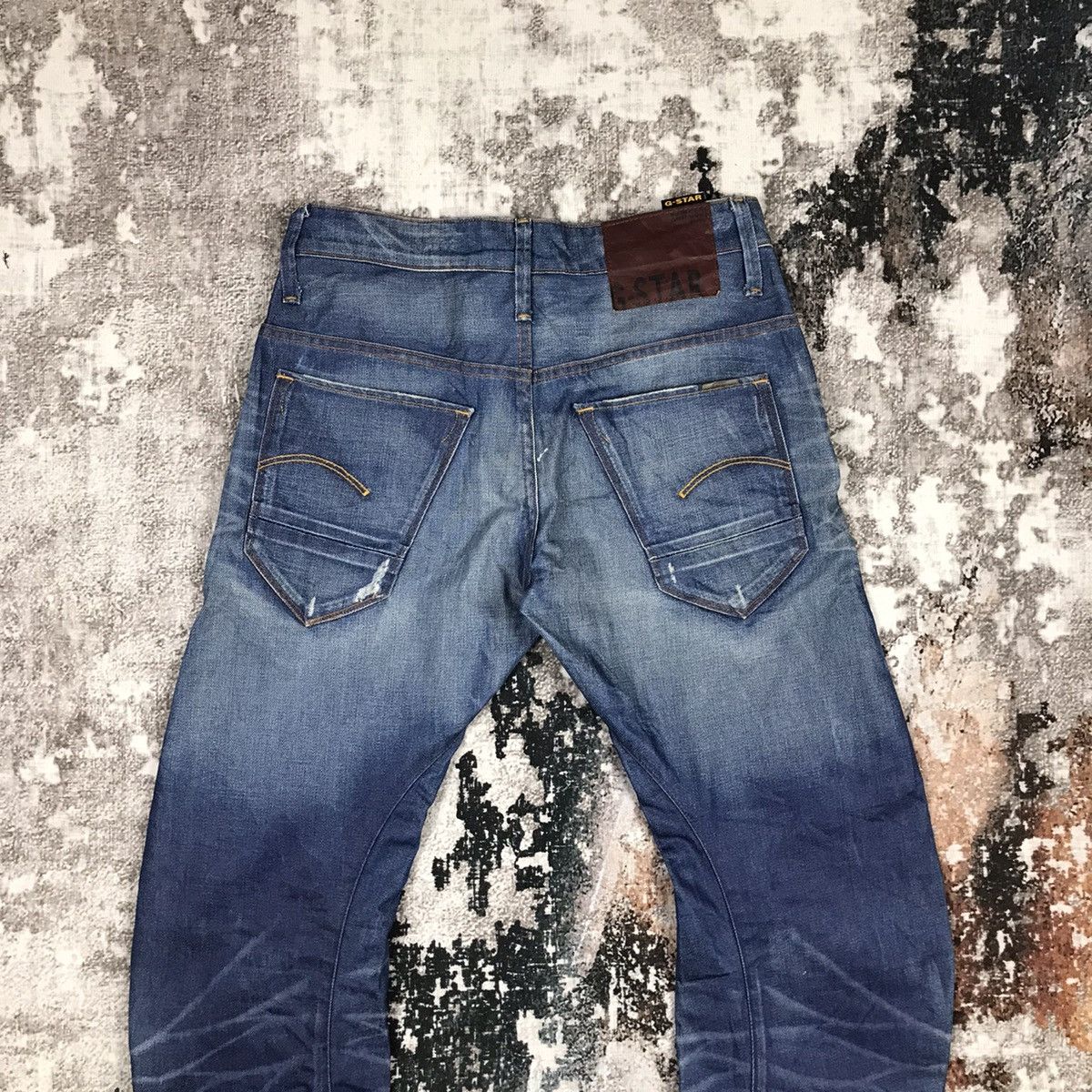G-Star G-Star Raw Biker Jeans Monkey Style Denim Jeans Size US 30 / EU 46 - 2 Thumbnail