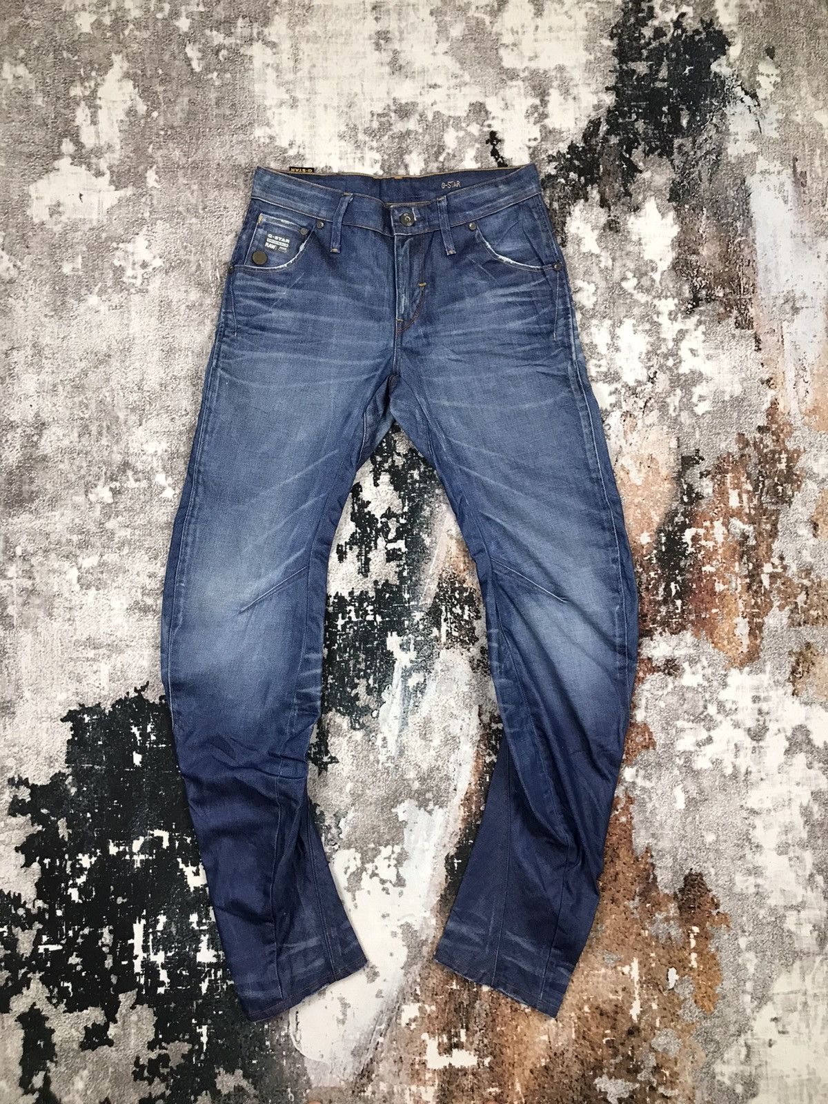 G-Star G-Star Raw Biker Jeans Monkey Style Denim Jeans Size US 30 / EU 46 - 7 Thumbnail