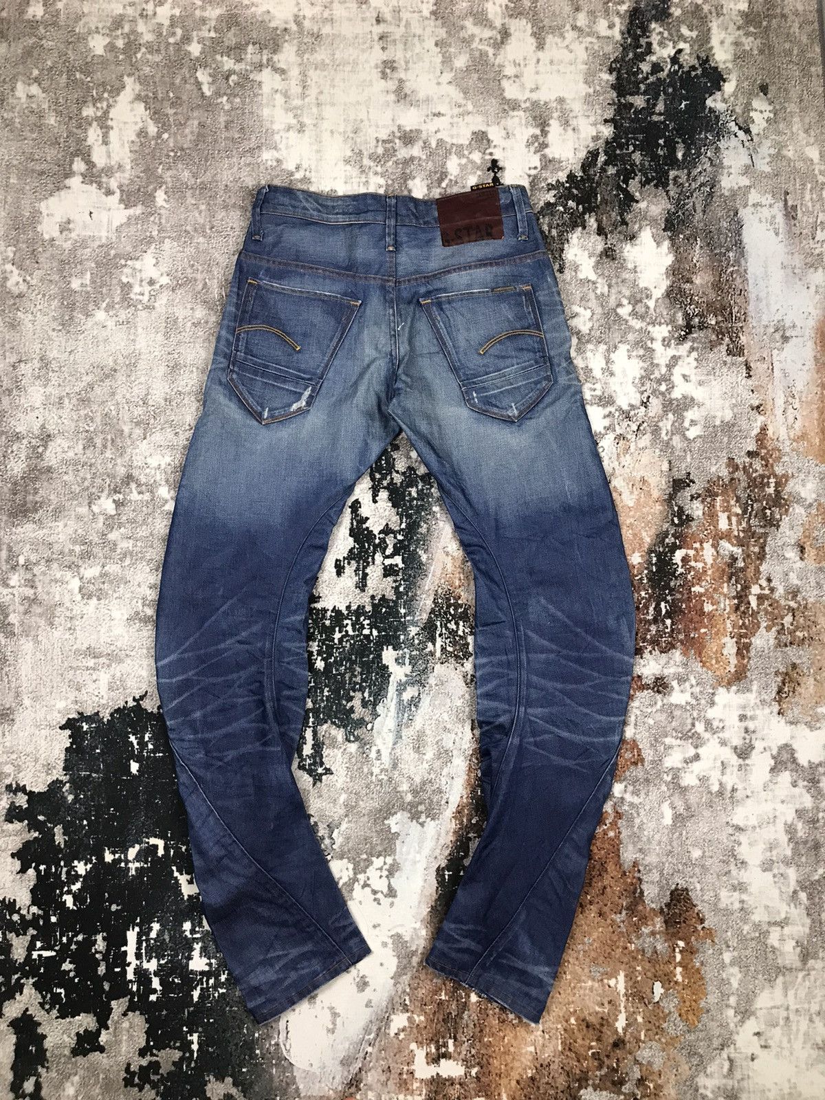 G-Star G-Star Raw Biker Jeans Monkey Style Denim Jeans Size US 30 / EU 46 - 1 Thumbnail