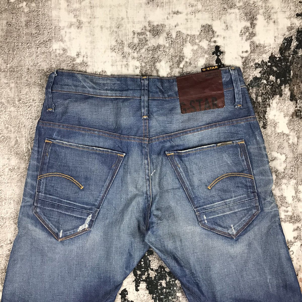 G-Star G-Star Raw Biker Jeans Monkey Style Denim Jeans Size US 30 / EU 46 - 3 Thumbnail