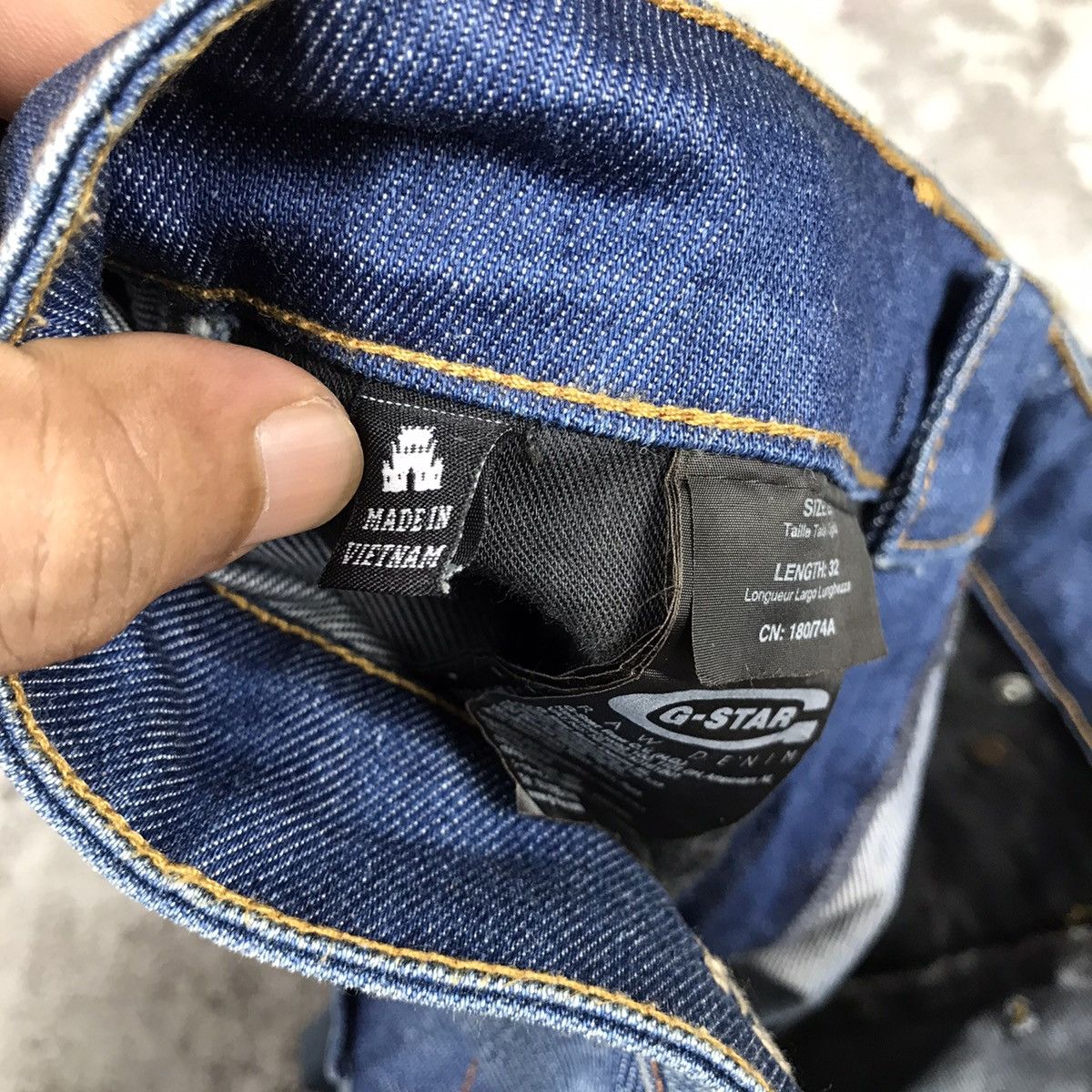 G-Star G-Star Raw Biker Jeans Monkey Style Denim Jeans Size US 30 / EU 46 - 13 Thumbnail