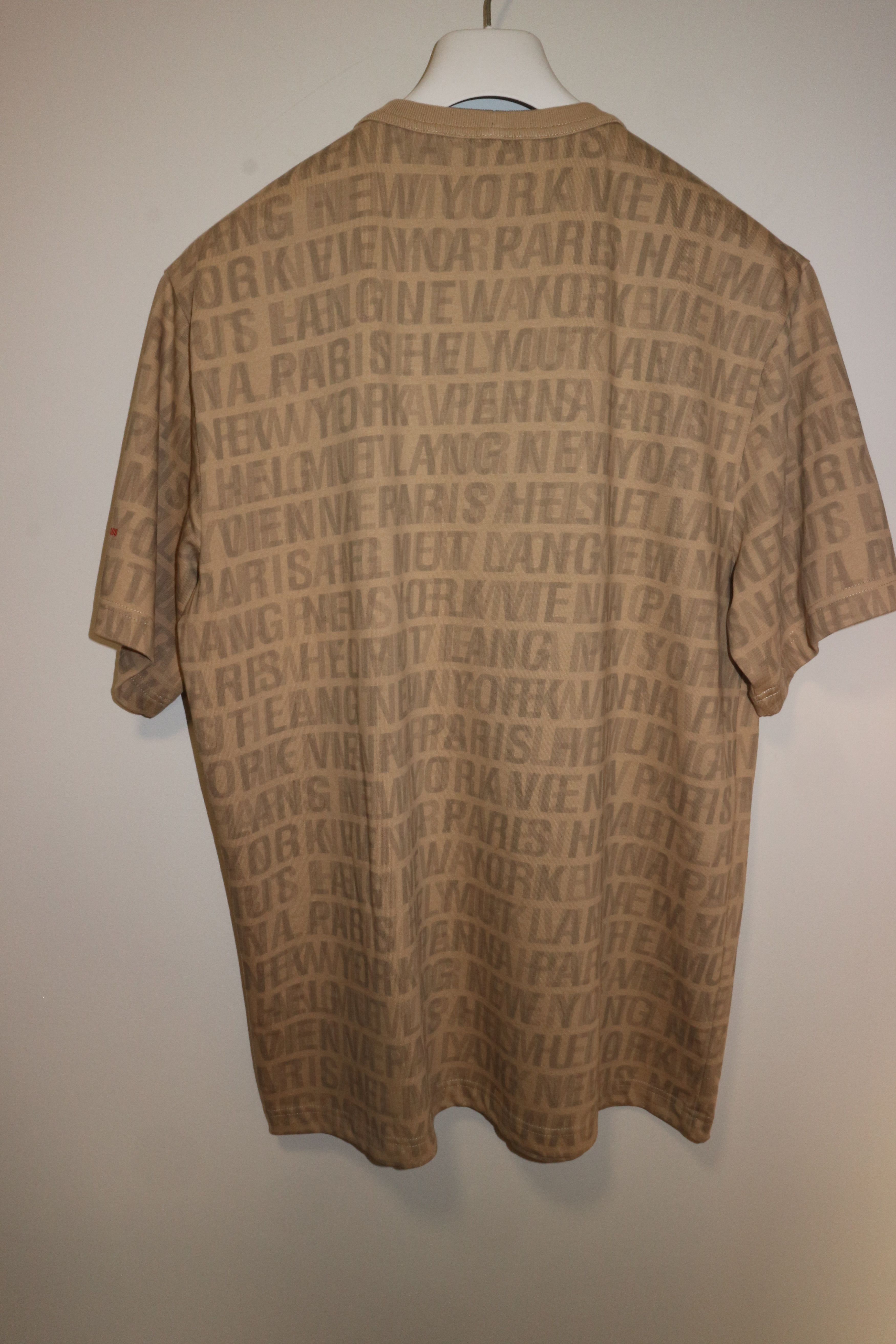 Helmut Lang All over print t-shirt Size US XXL / EU 58 / 5 - 7 Thumbnail
