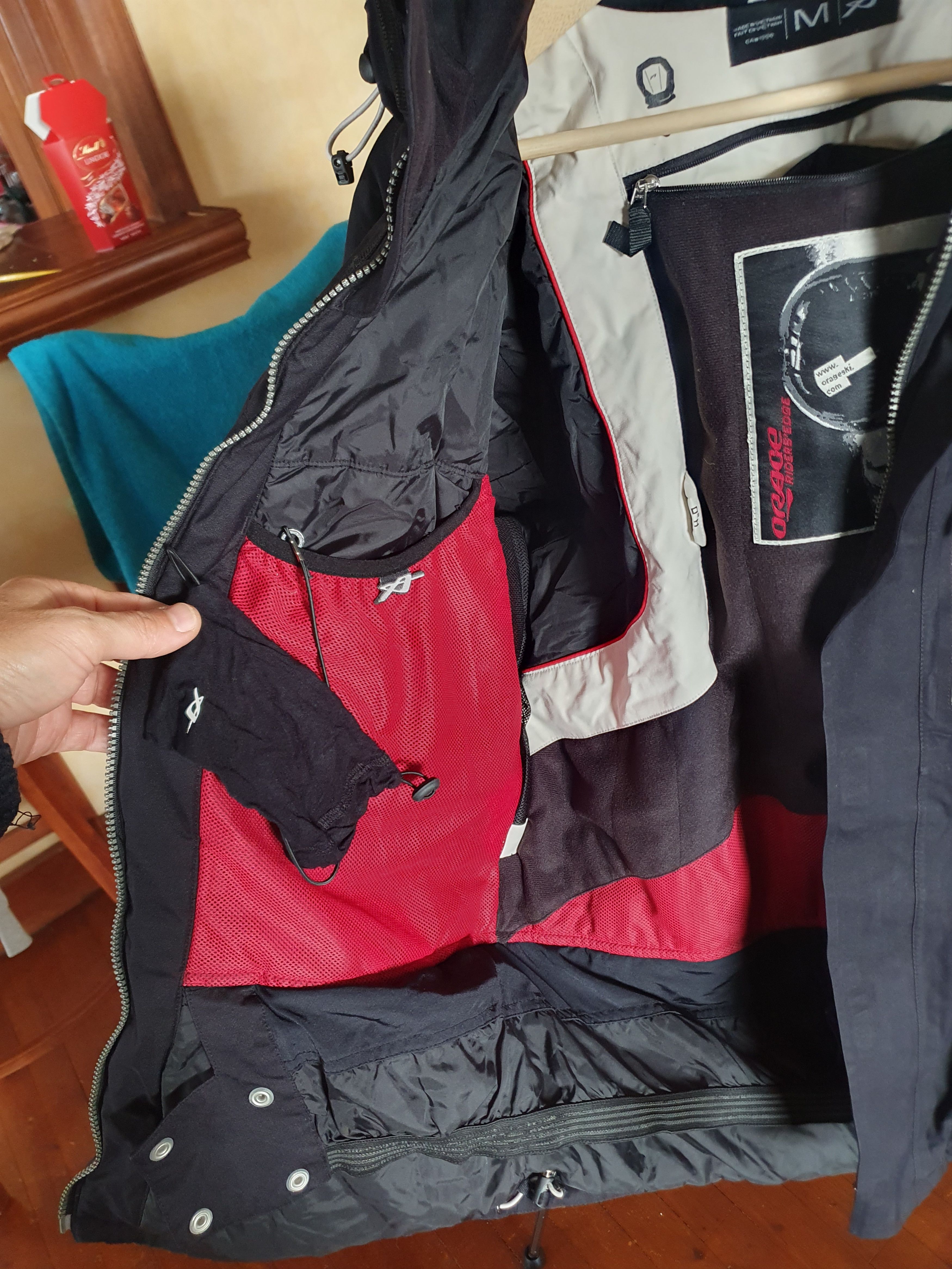 Orage Orage Snowboard full zip hood SWAG jacket,sz M/L Size US M / EU 48-50 / 2 - 10 Thumbnail