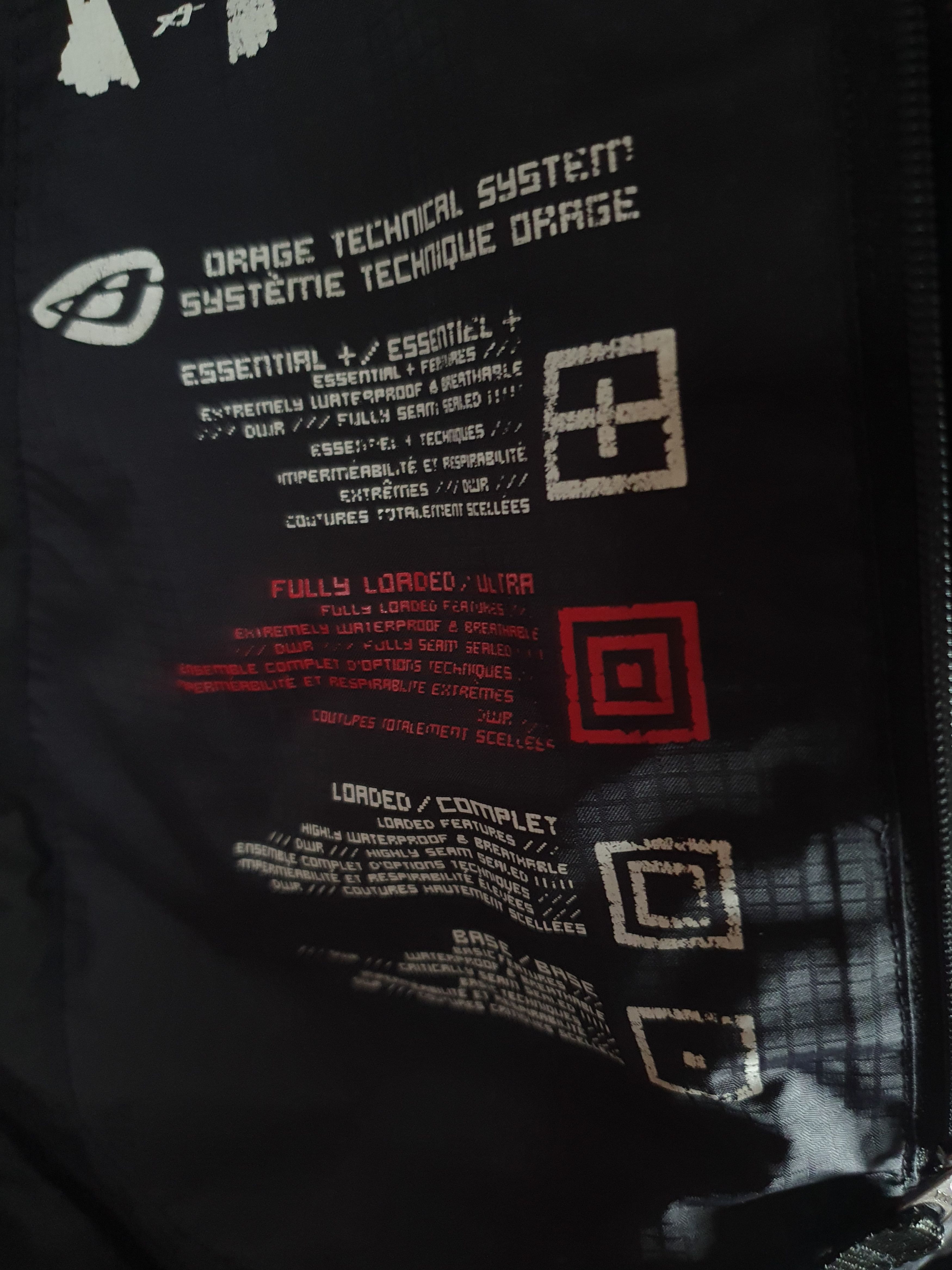 Orage Orage Snowboard full zip hood SWAG jacket,sz M/L Size US M / EU 48-50 / 2 - 11 Thumbnail