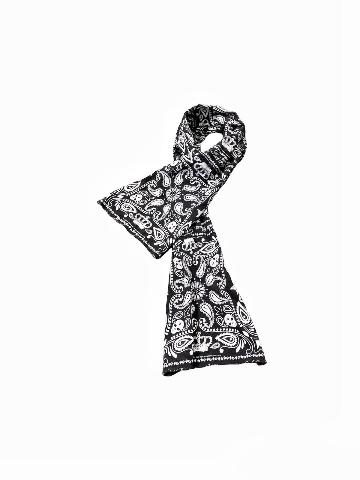 Japanese Brand RUSS-K x Triple Crowns Creation bandana jrock fashion Size ONE SIZE - 3 Thumbnail