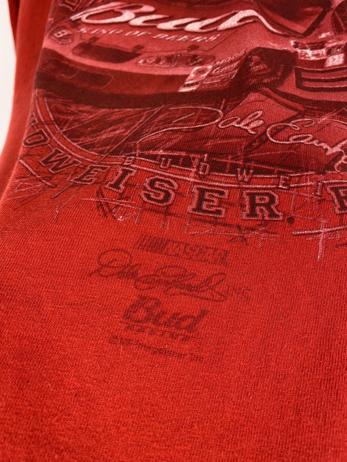 Chase Authentics Vintage Dale Earnhardt Budweiser NASCAR T Shirt Tee Jarrett Size US XL / EU 56 / 4 - 14 Thumbnail