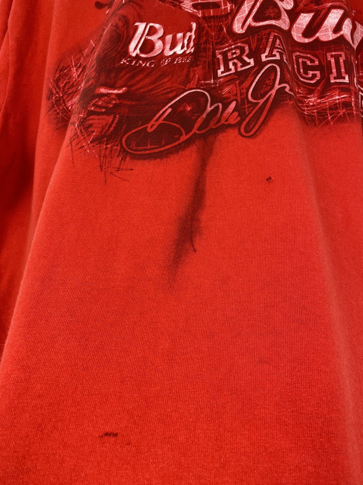 Chase Authentics Vintage Dale Earnhardt Budweiser NASCAR T Shirt Tee Jarrett Size US XL / EU 56 / 4 - 3 Thumbnail