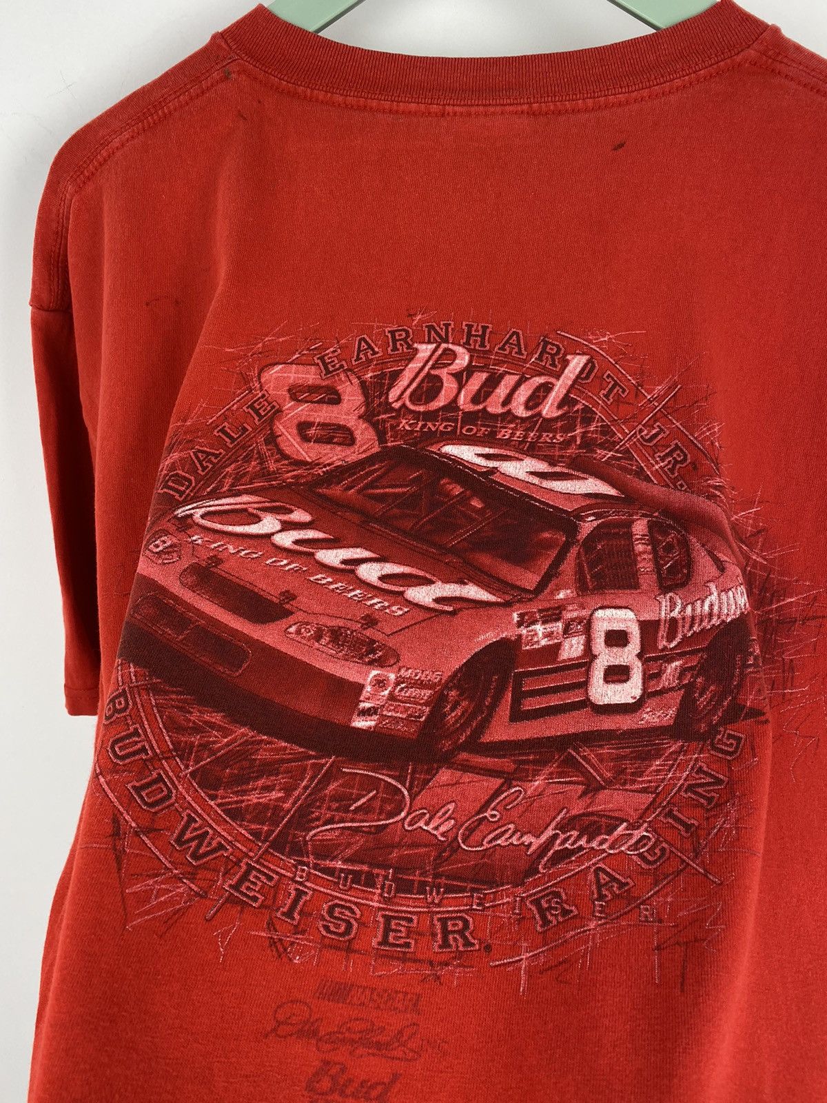 Chase Authentics Vintage Dale Earnhardt Budweiser NASCAR T Shirt Tee Jarrett Size US XL / EU 56 / 4 - 15 Thumbnail