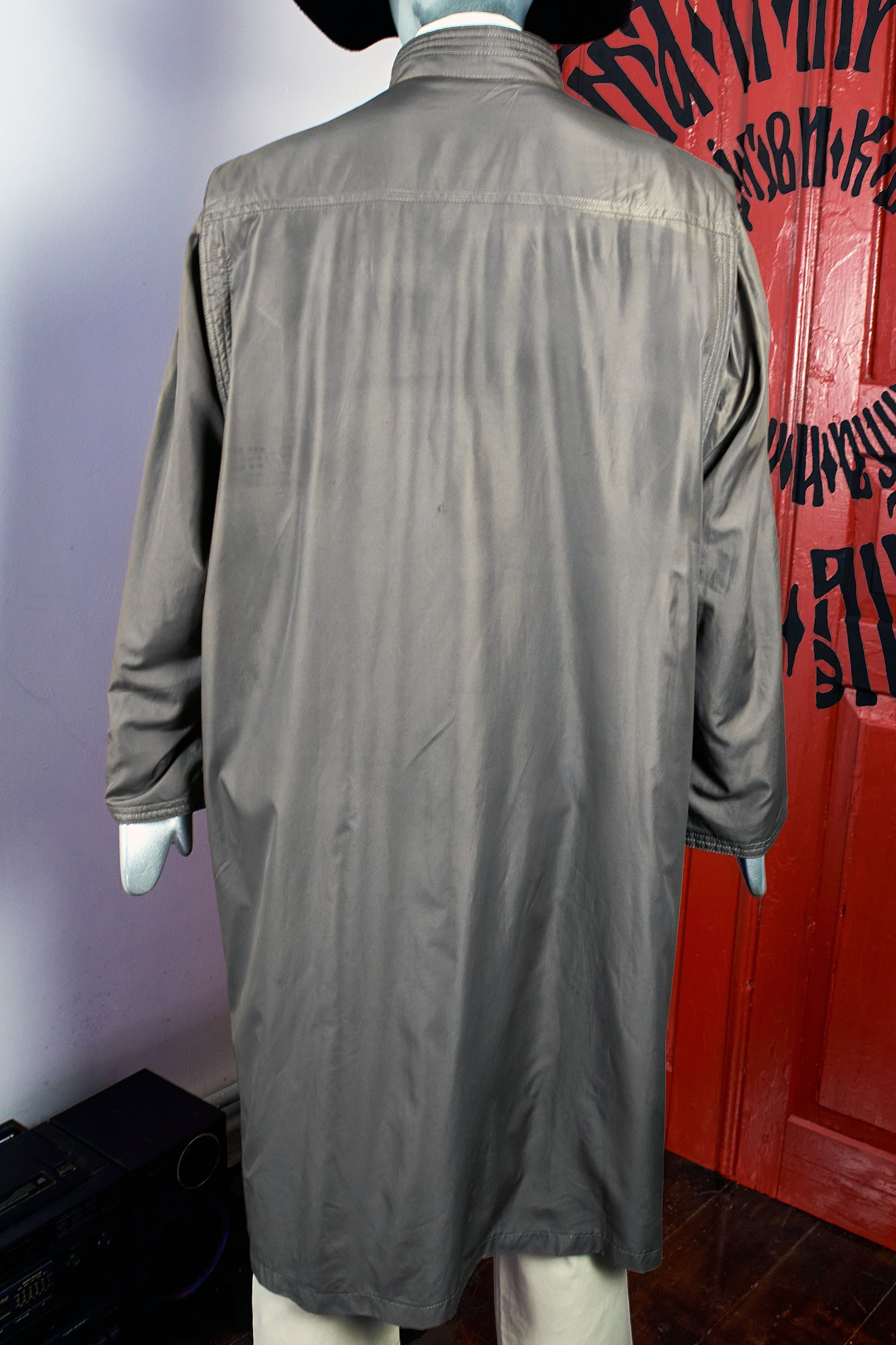 Vintage Claude Havrey Paris vintage women's trench coat Size XL / US 12-14 / IT 48-50 - 11 Thumbnail