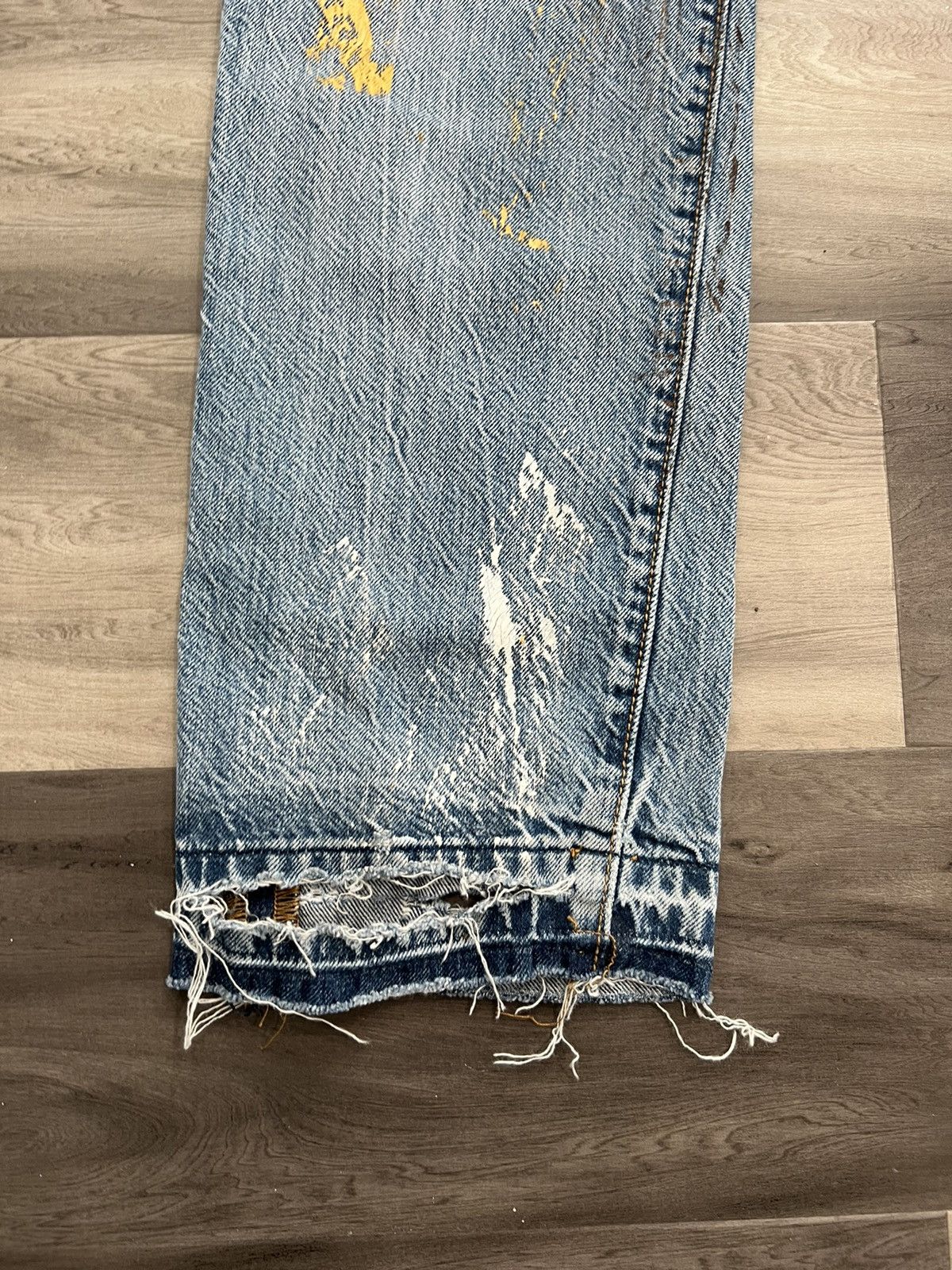 Levi's Custom 1/1 Paint Splatter Levi’s Denim Size US 29 - 2 Thumbnail