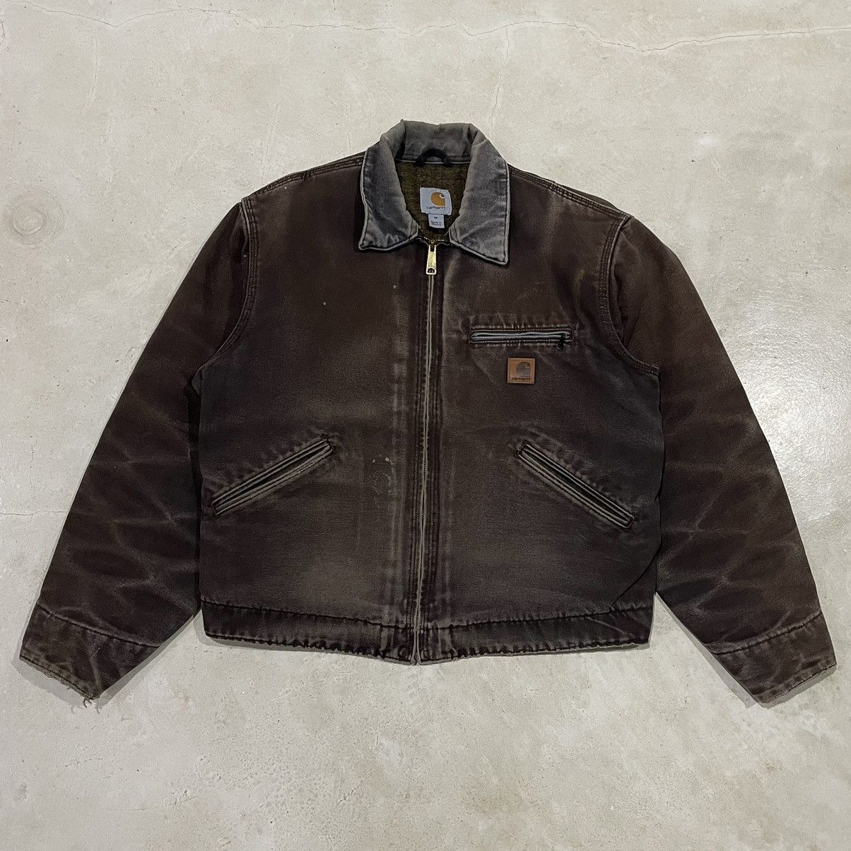 Vintage VTG Carhartt Detroit Jacket J97 DKB 🤎🍫 Very Rare | Grailed