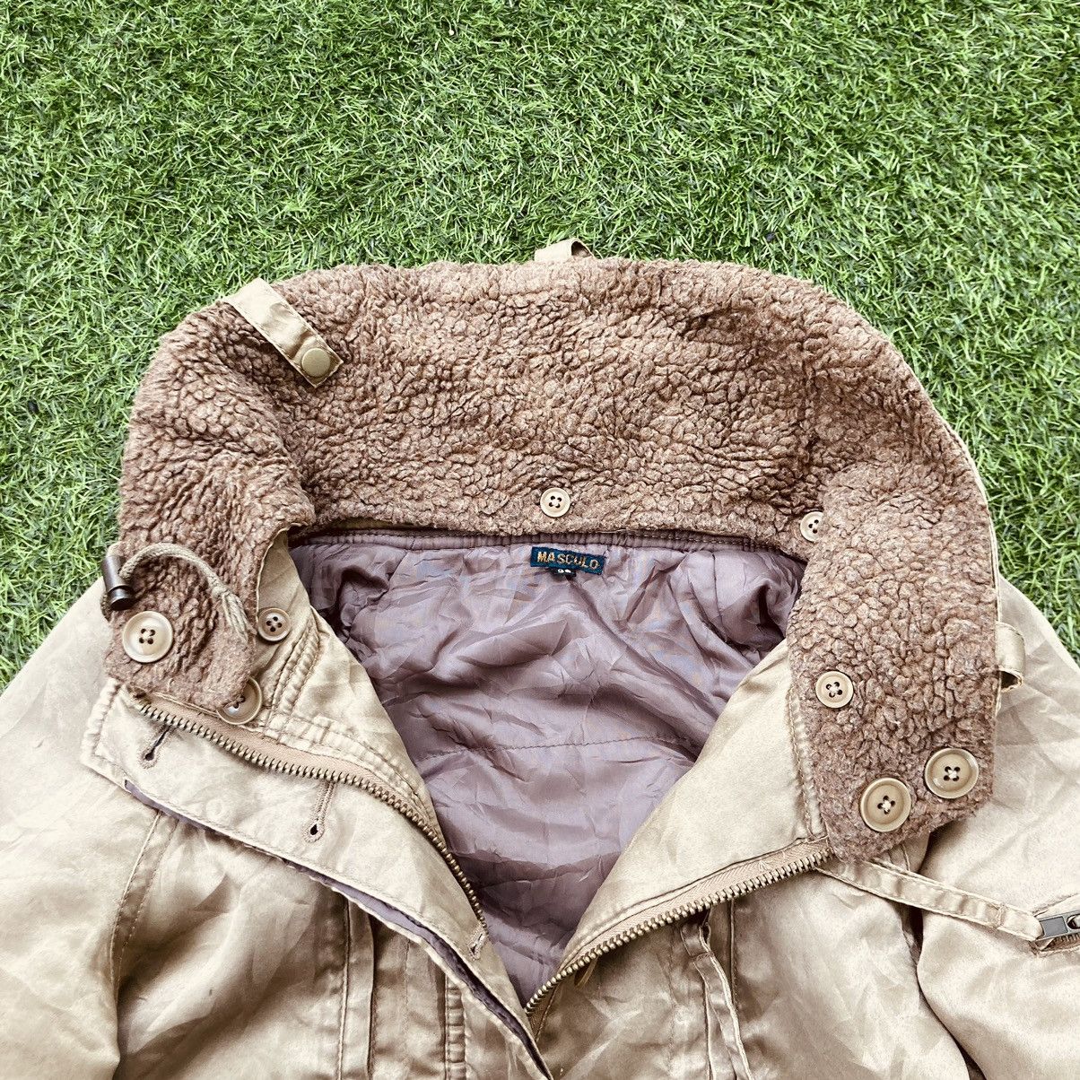 If Six Was Nine Masculo Army Bomber Jacket Size M / US 6-8 / IT 42-44 - 7 Thumbnail