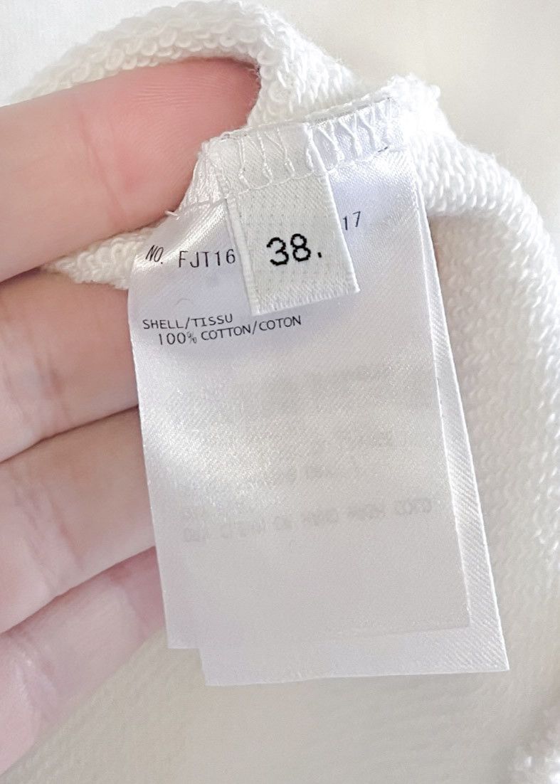 Thom Browne Thom Browne Ivory Burgundy 4-Bar Sweatshirt Size XS / US 0-2 / IT 36-38 - 7 Thumbnail
