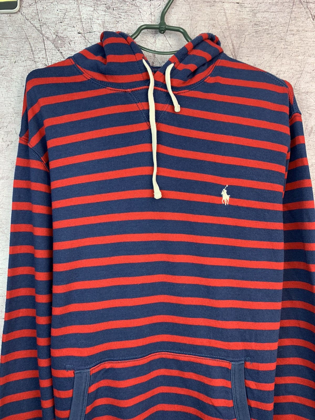 Polo Ralph Lauren × Ralph Lauren Vintage Polo Ralph Lauren Striped Hoodie Size US L / EU 52-54 / 3 - 2 Thumbnail
