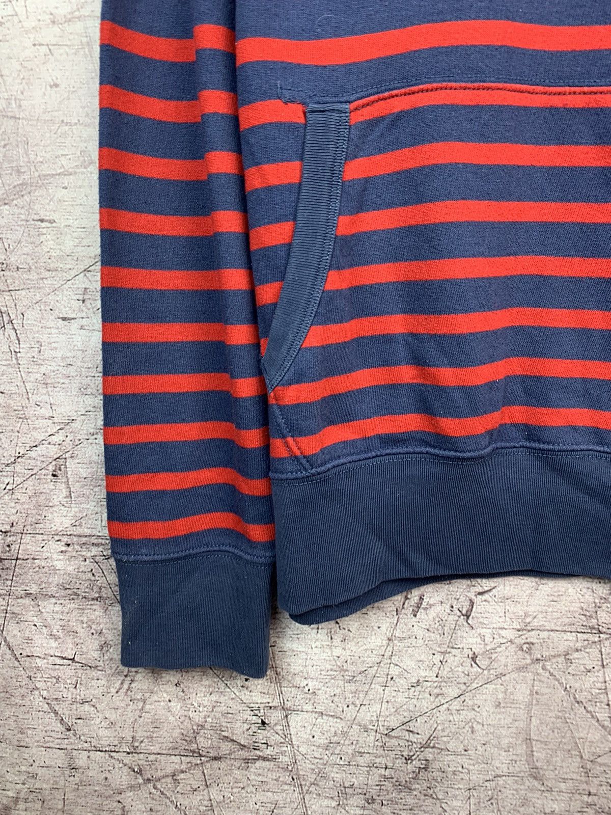 Polo Ralph Lauren × Ralph Lauren Vintage Polo Ralph Lauren Striped Hoodie Size US L / EU 52-54 / 3 - 3 Thumbnail