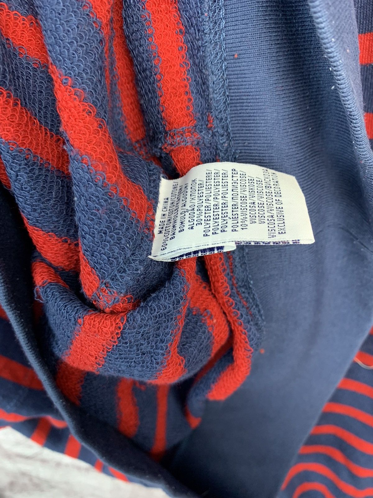 Polo Ralph Lauren × Ralph Lauren Vintage Polo Ralph Lauren Striped Hoodie Size US L / EU 52-54 / 3 - 7 Thumbnail
