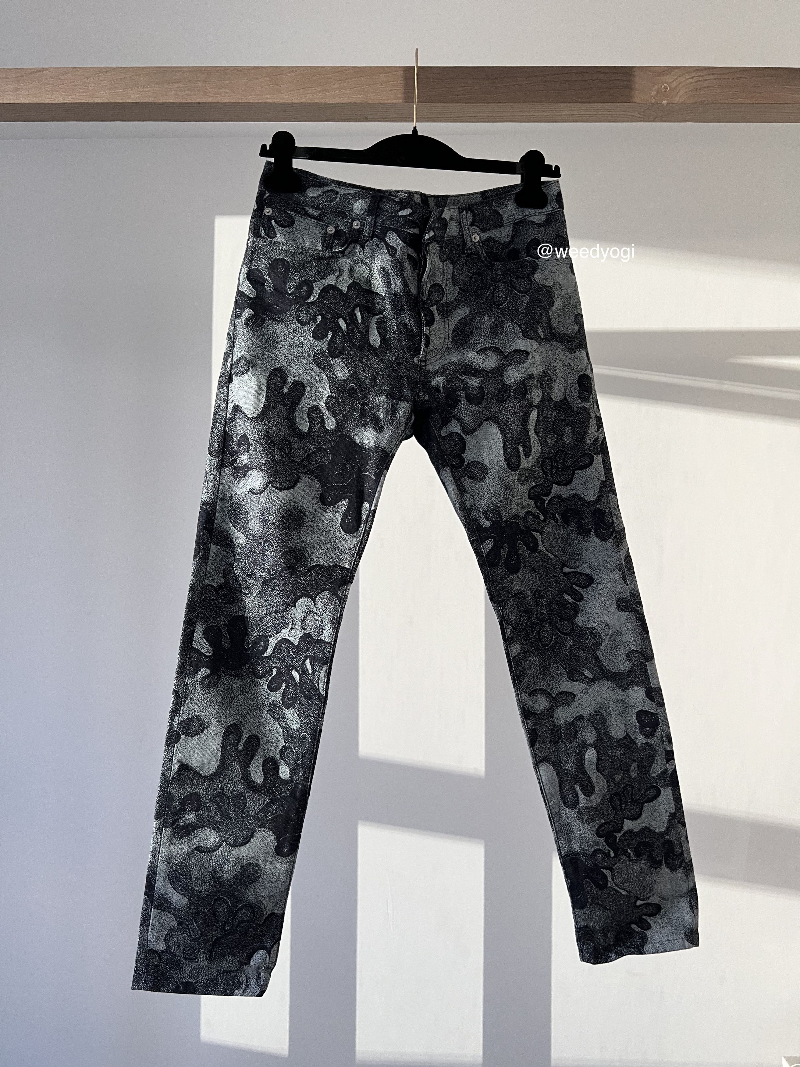 Dior Peter Doig Camo Denim FW21 (Size 31)