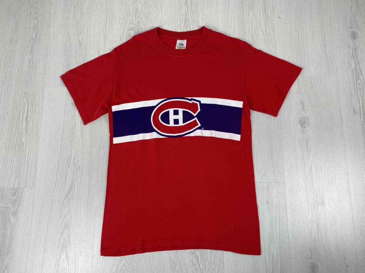 NHL Vintage Montreal Canadiens T Shirt Tee Blackhawks Rangers Size US S / EU 44-46 / 1 - 1 Thumbnail