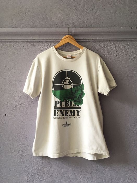 supreme x undercover x public enemy tee