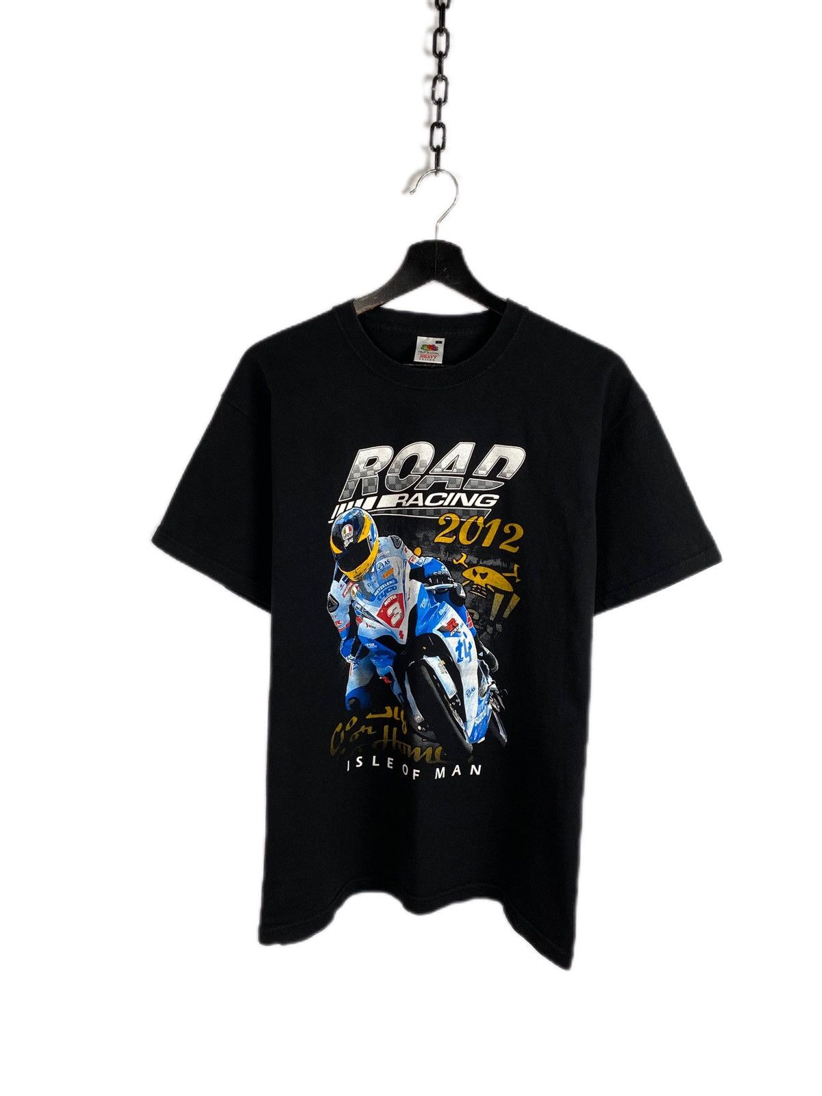 Vintage Racing t-shirt Road Racing moto racer Suzuki Size US M / EU 48-50 / 2 - 1 Thumbnail