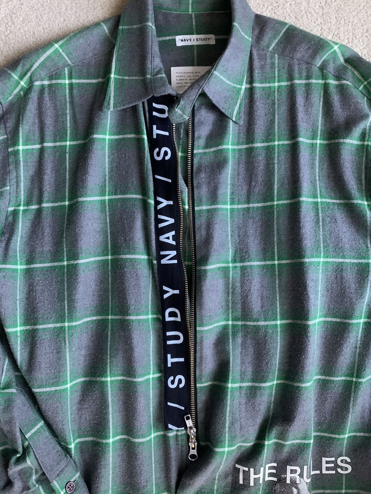 thisisneverthat Green plaid flannel Size US L / EU 52-54 / 3 - 3 Thumbnail