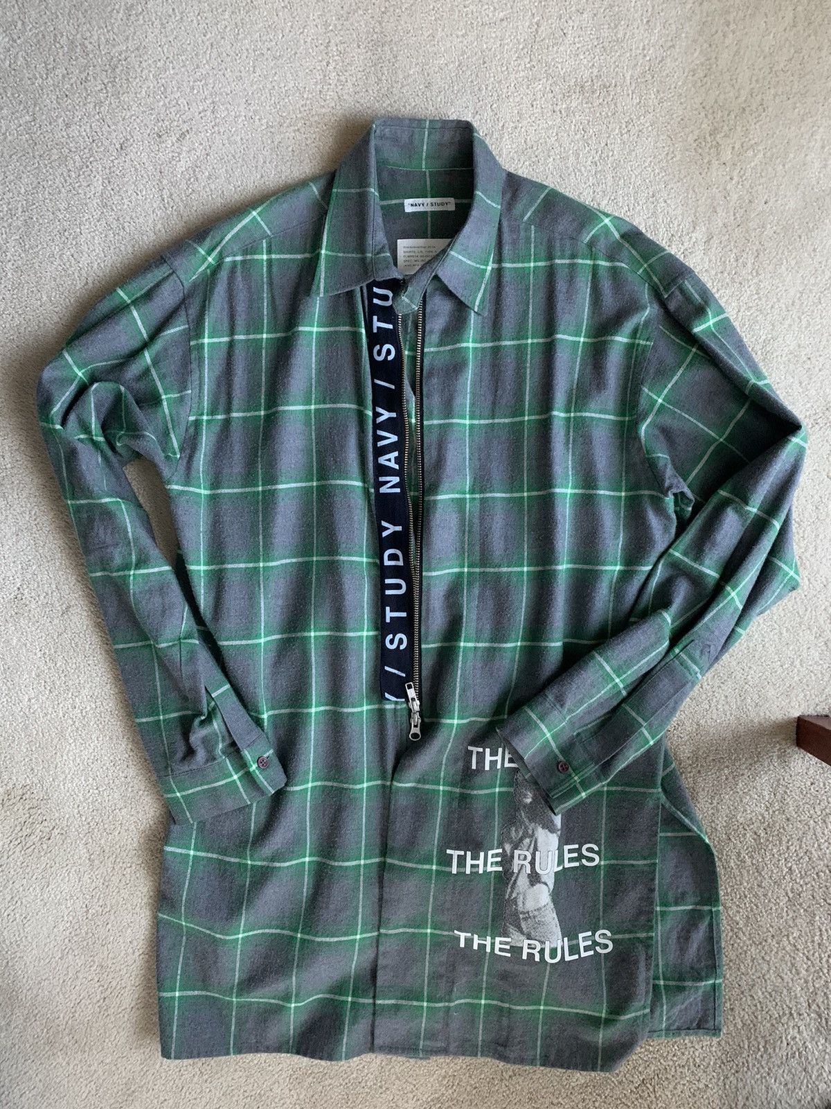 thisisneverthat Green plaid flannel Size US L / EU 52-54 / 3 - 1 Thumbnail