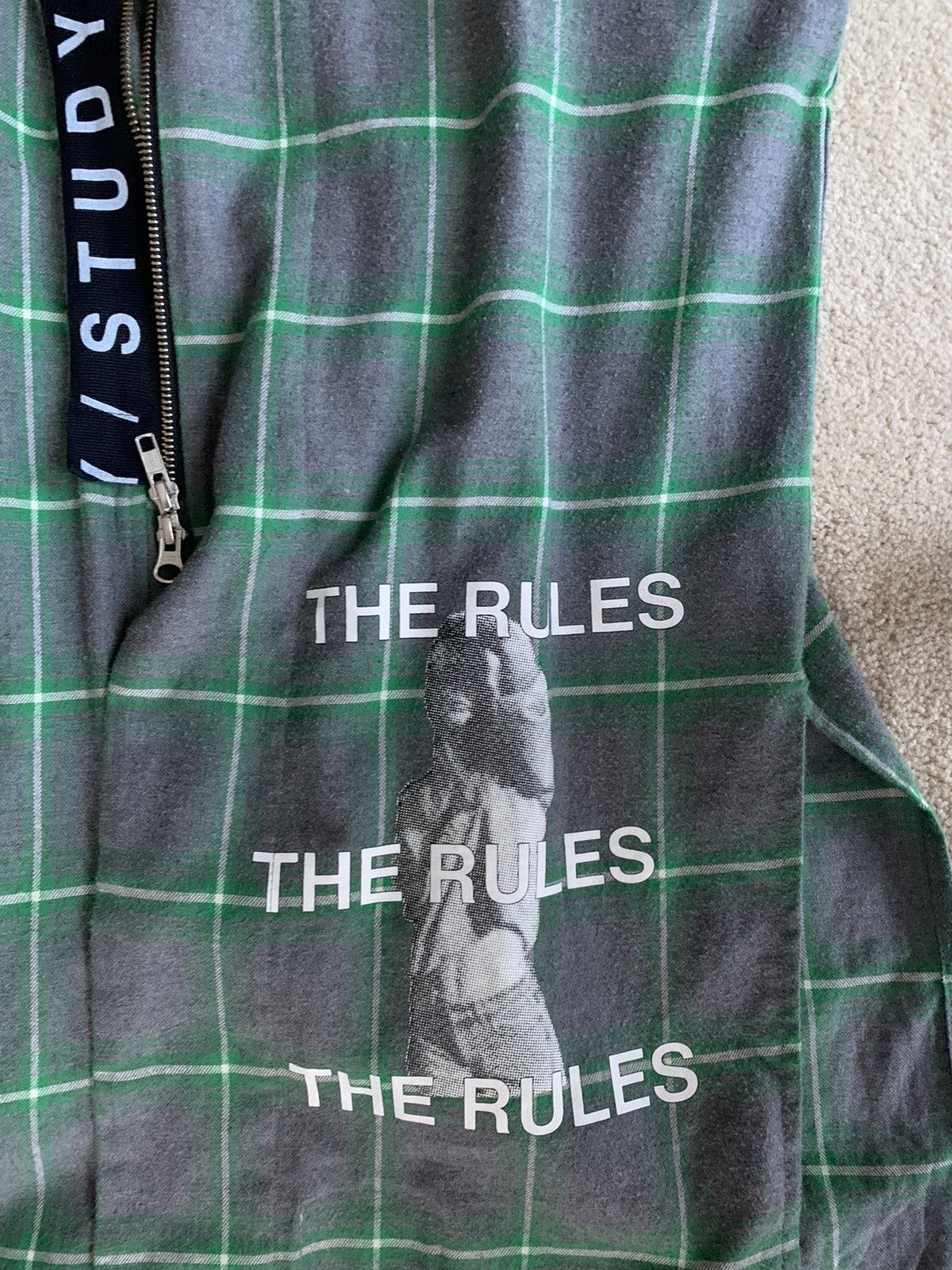 thisisneverthat Green plaid flannel Size US L / EU 52-54 / 3 - 2 Thumbnail