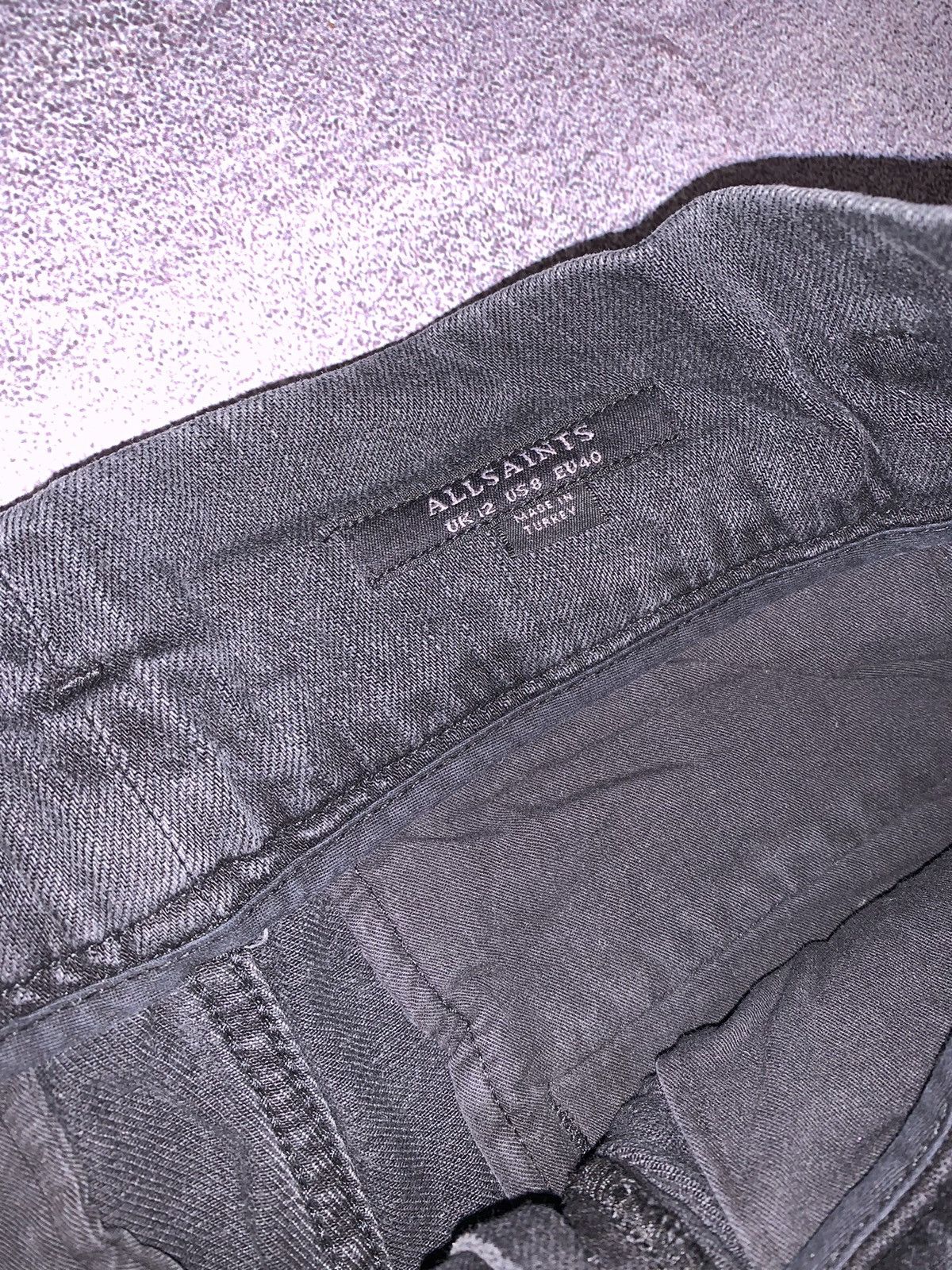 Allsaints × Vintage Allsaints wmns denim pants jeans chinos mom trouser Size 30" / US 8 / IT 44 - 6 Thumbnail