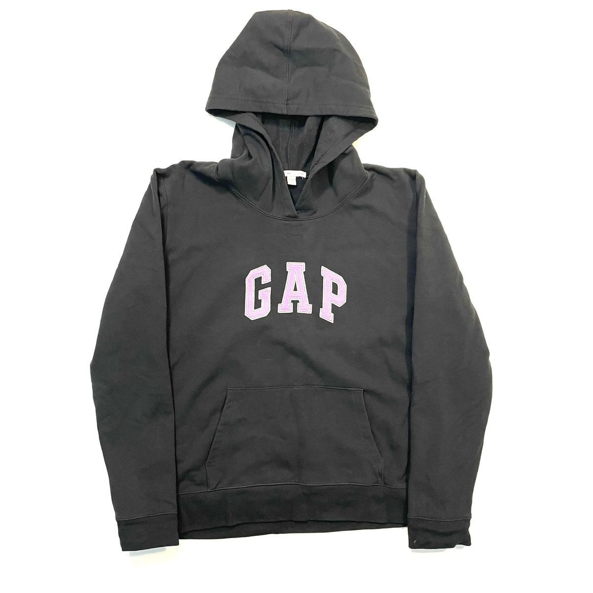 Gap grey hoodie big logo y2k