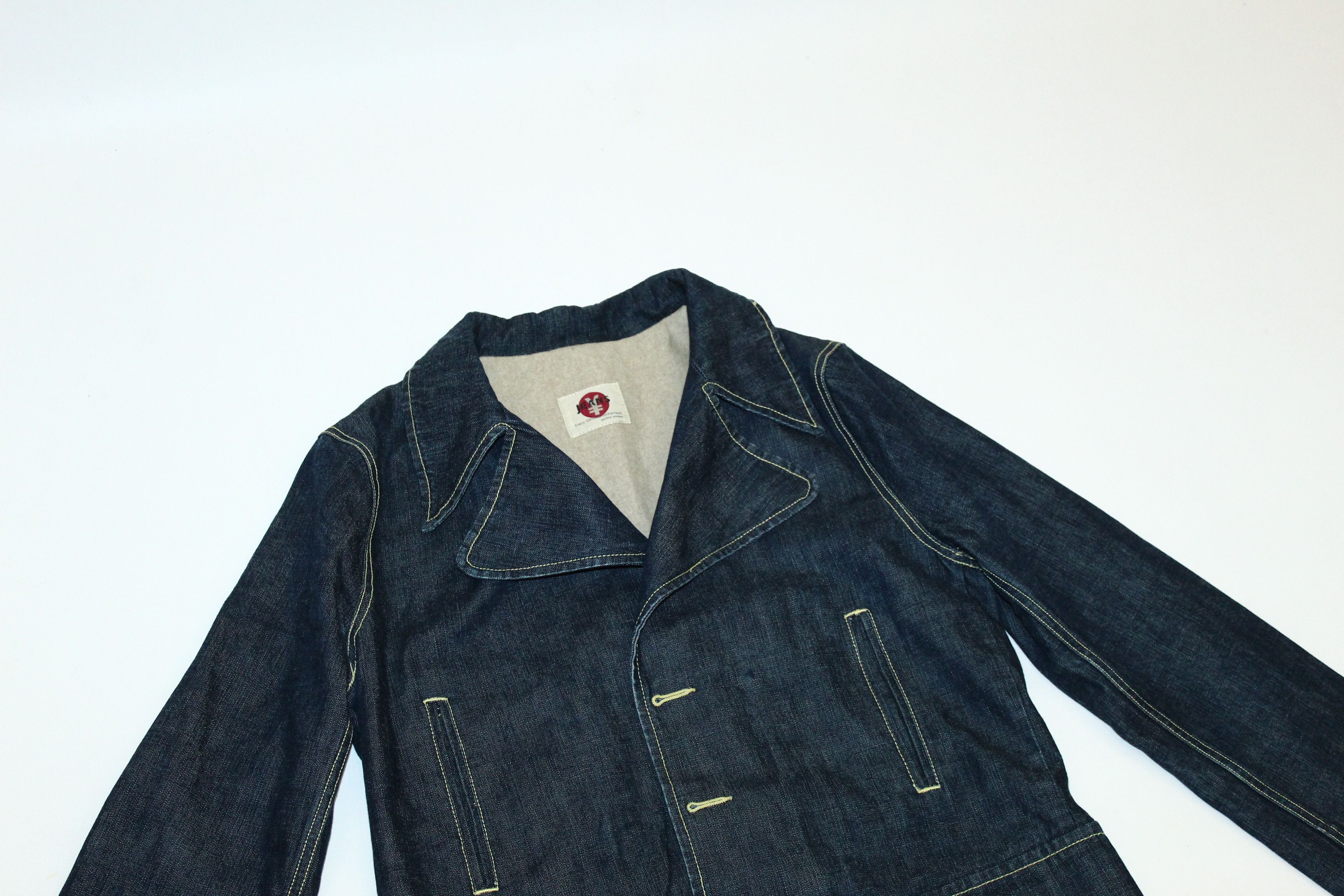 Michiko Koshino 💥 RARE 💥 Michiko Koshino x Yen Jeans Indigo Denim Coat Size US M / EU 48-50 / 2 - 4 Thumbnail