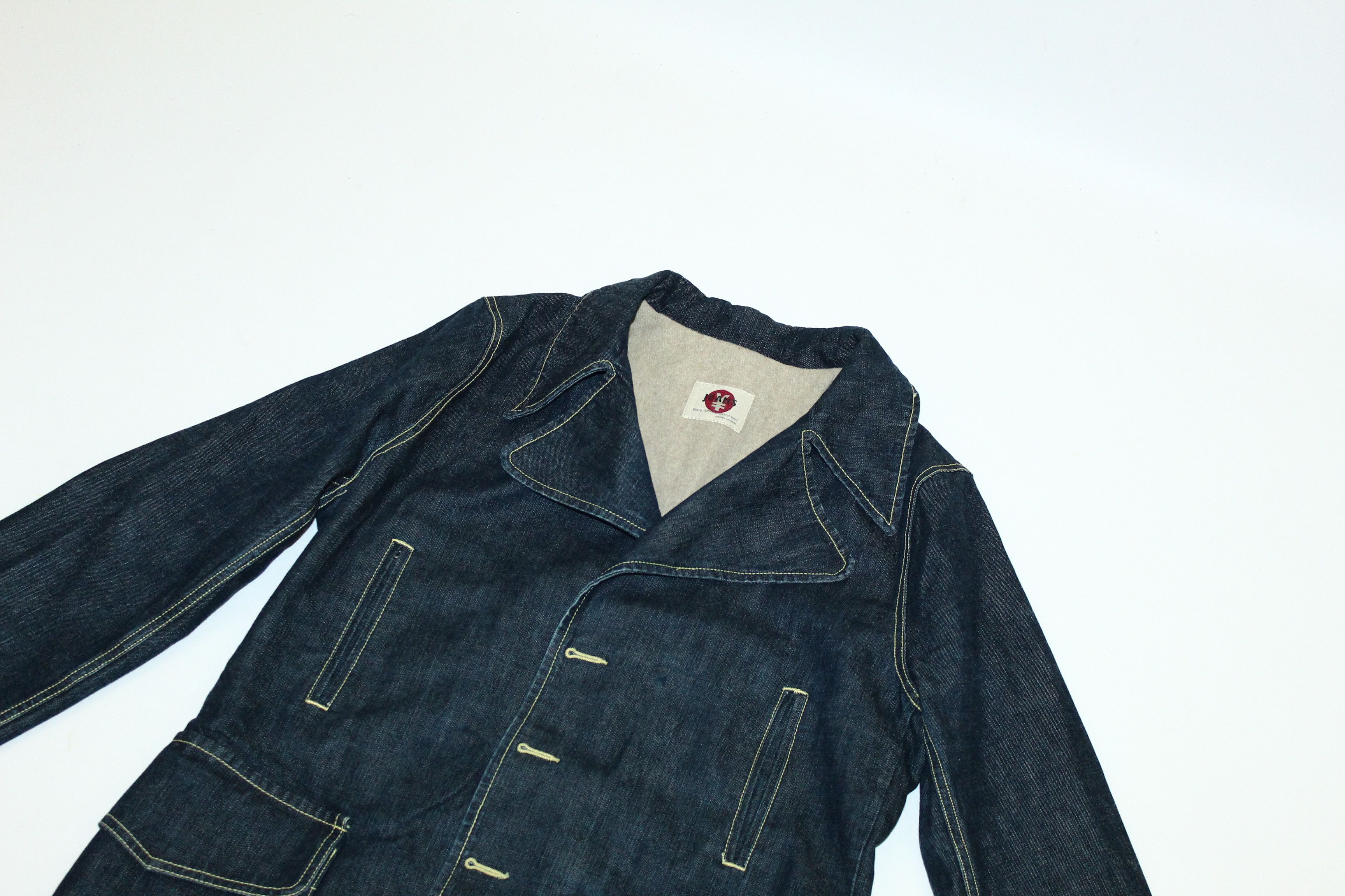 Michiko Koshino 💥 RARE 💥 Michiko Koshino x Yen Jeans Indigo Denim Coat Size US M / EU 48-50 / 2 - 5 Thumbnail