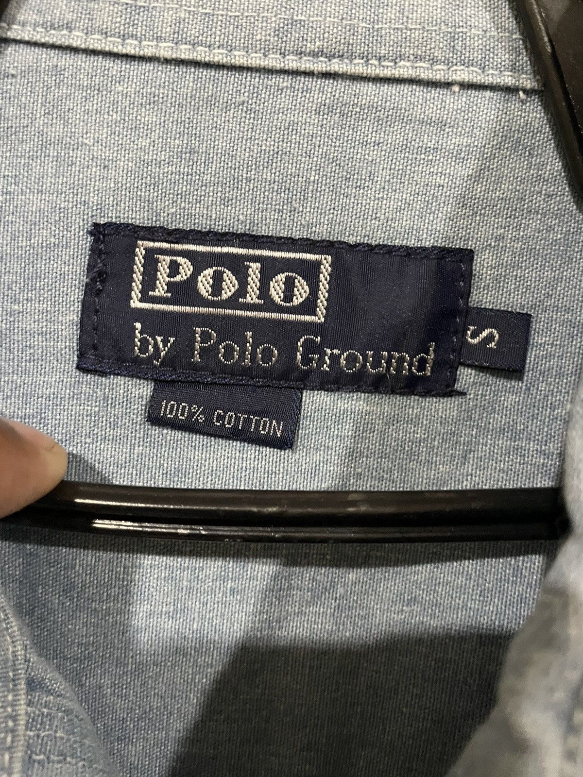 Other Rare💥Polo Ground Workwear Denim Shirts Size US XL / EU 56 / 4 - 10 Thumbnail