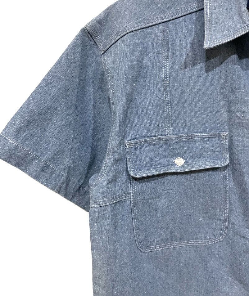 Other Rare💥Polo Ground Workwear Denim Shirts Size US XL / EU 56 / 4 - 5 Thumbnail