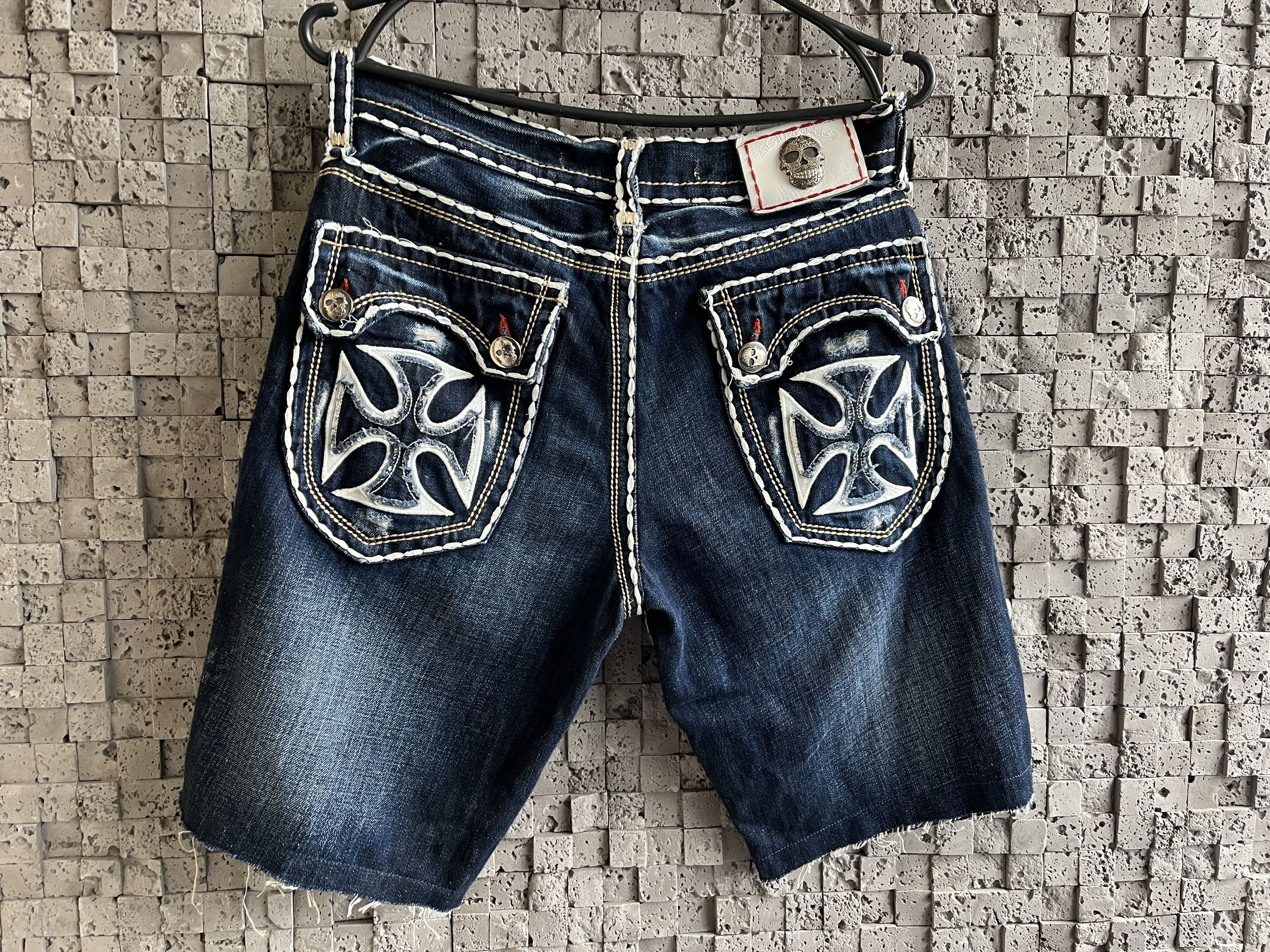 Japanese Brand Laguna Beach Embroidered Vintage Shorts, White Stitching Size US 30 / EU 46 - 11 Thumbnail