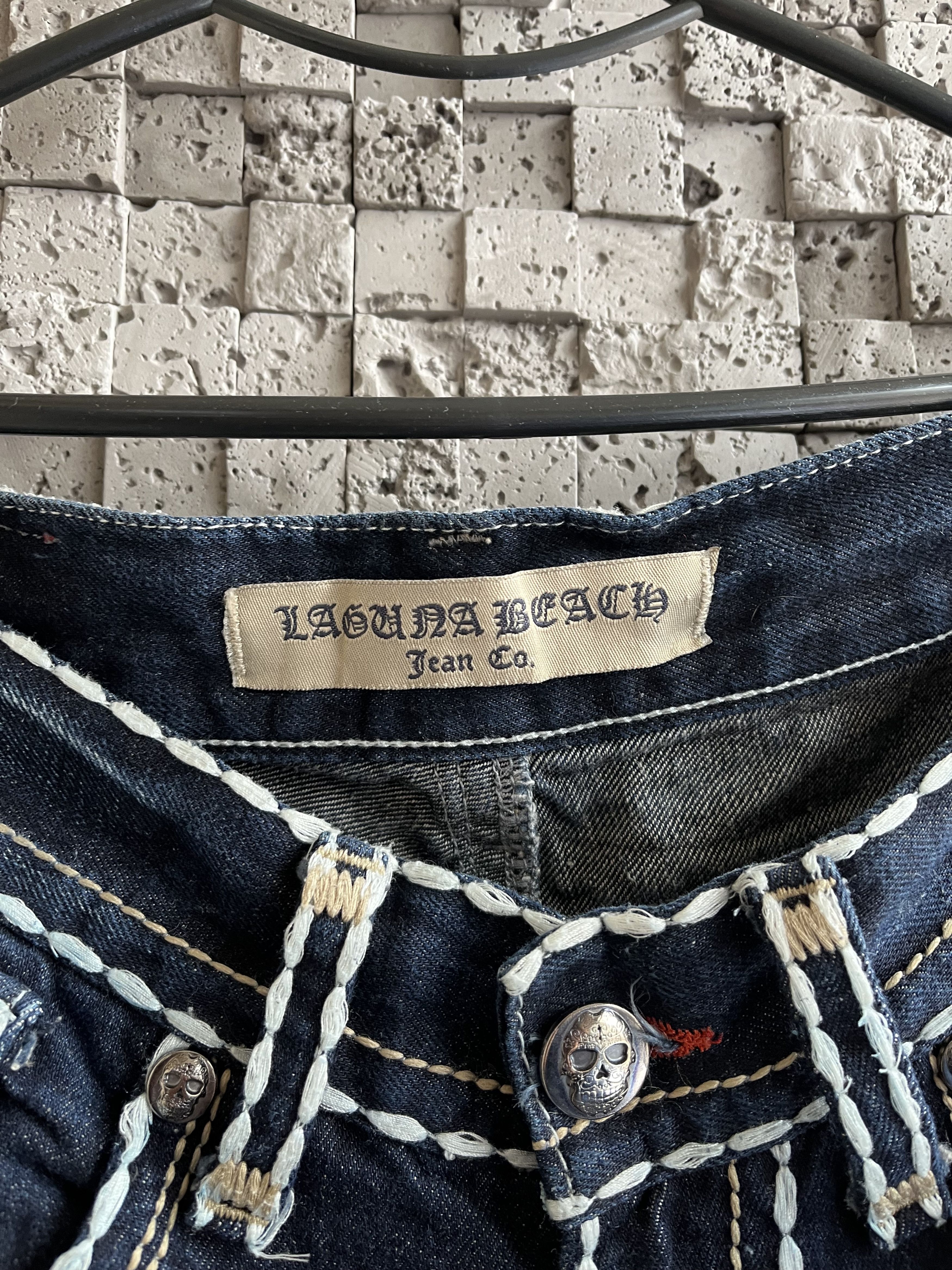 Japanese Brand Laguna Beach Embroidered Vintage Shorts, White Stitching Size US 30 / EU 46 - 8 Thumbnail
