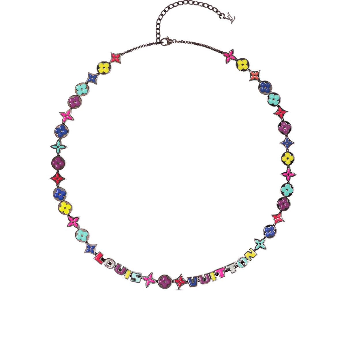 Louis Vuitton Mng Big Party Necklace, Multi, One Size