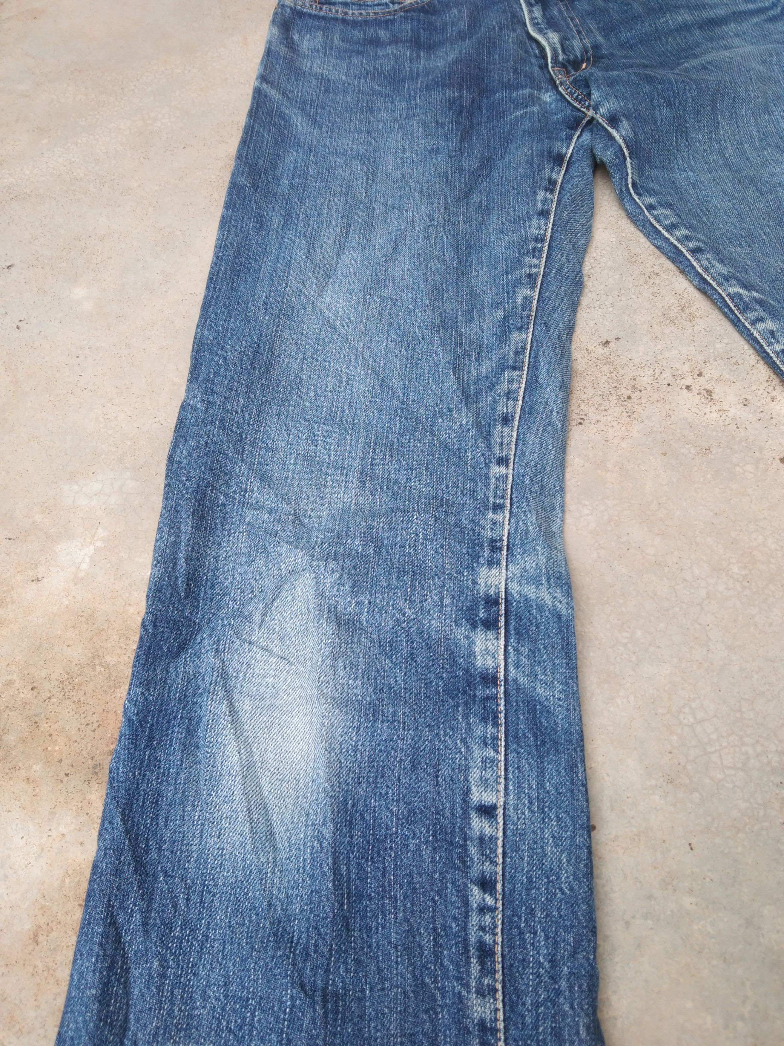 Japanese Brand Vintage HR Market Faded Distressed Jeans 29x31 Size US 29 - 7 Thumbnail