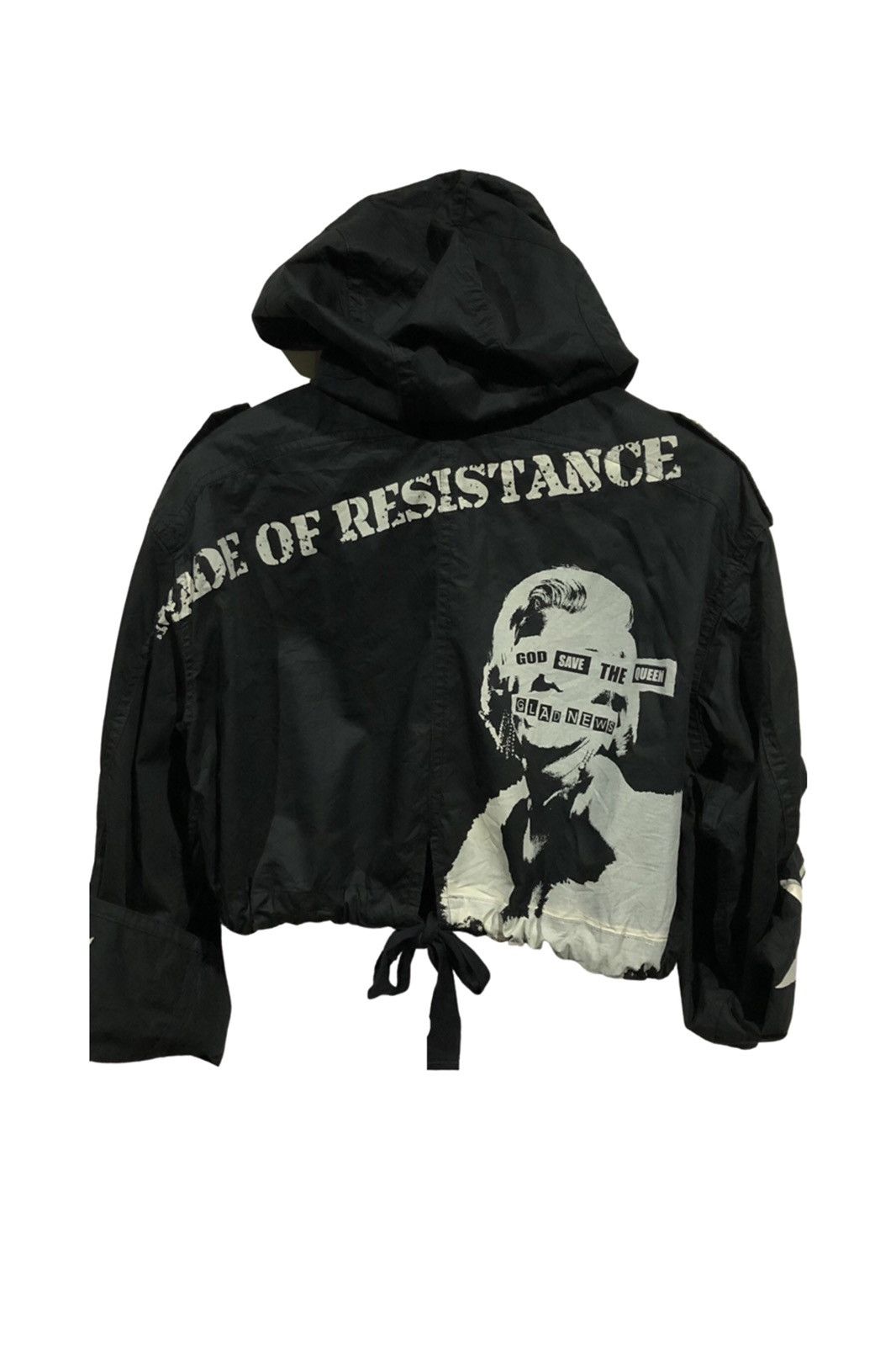 Glad News Utility Cropped Jacket Hoodie