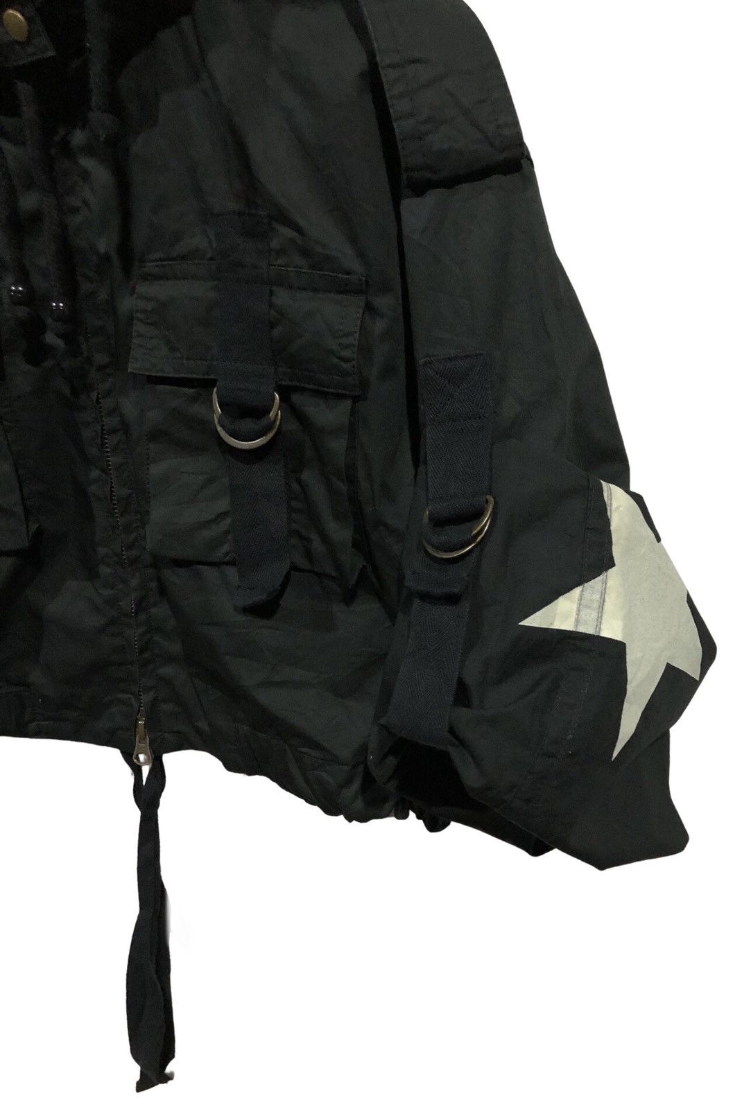 Glad News Utility Cropped Jacket Hoodie