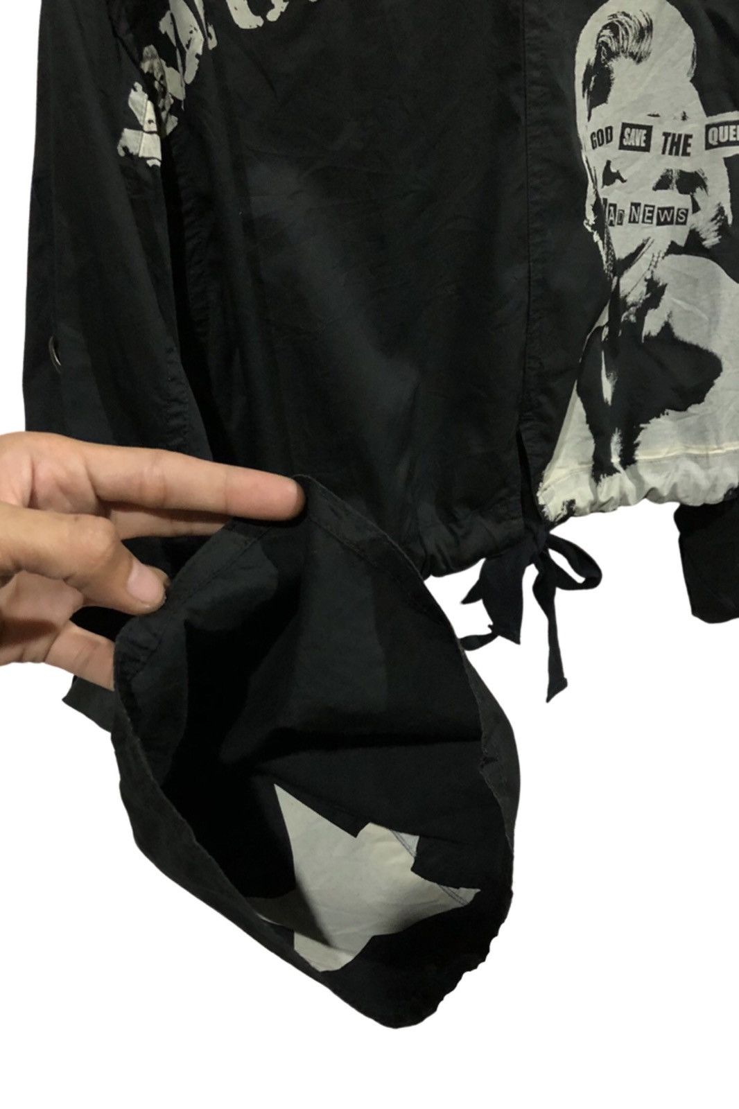 Glad News Utility Cropped Jacket Hoodie