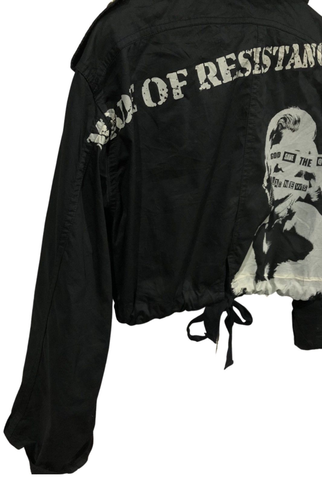 Glad News Utility Cropped Jacket Hoodie